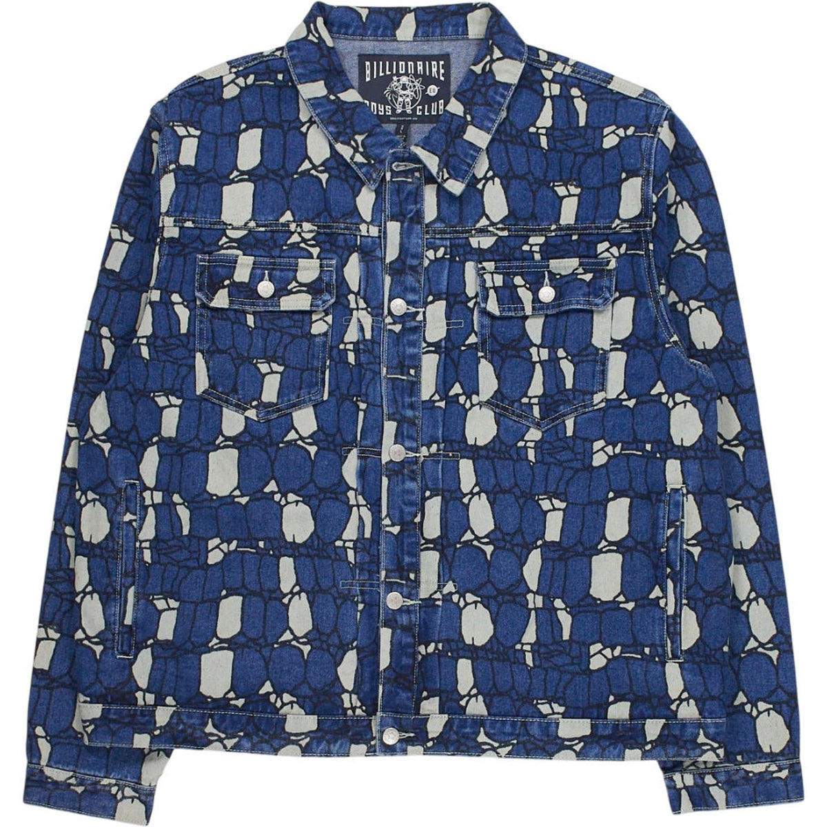 Billionaire Boys Club Gator Camo Blue Graphic Jacket RRP £350