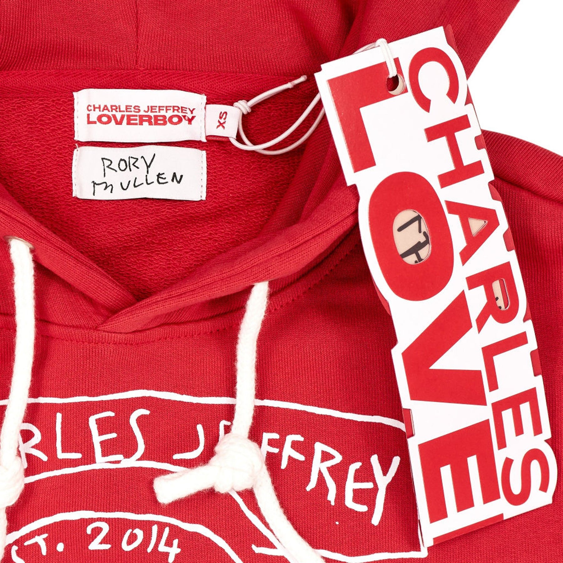 Charles Jeffrey Loverboy Red Lost Boys Hoody