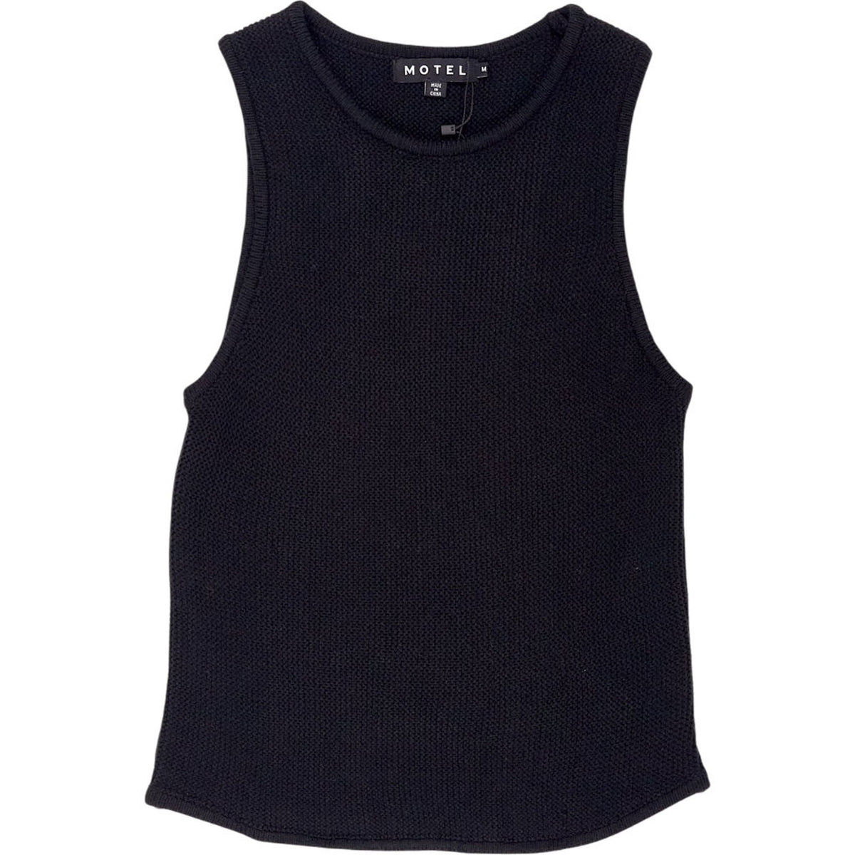 Motel Black Phindi Tank Top