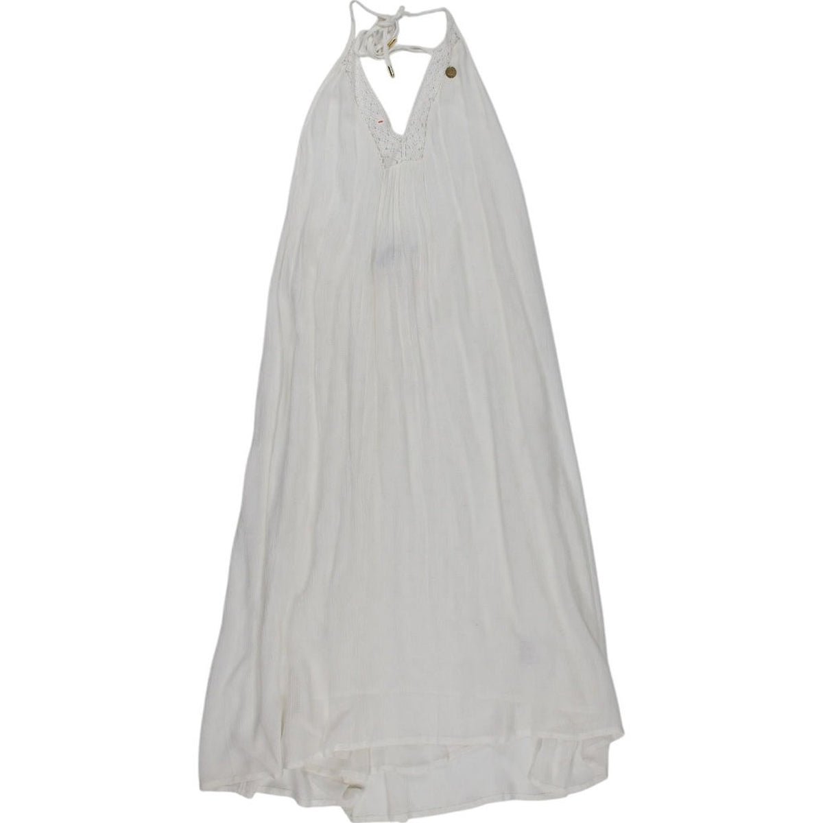 Superdry vintage lace neck midi dress