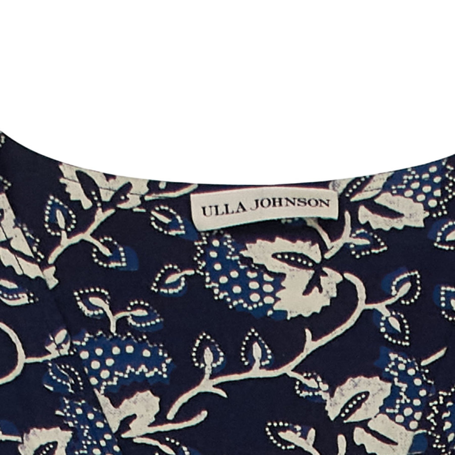 Ulla Johnson Blue Floral Midi Dress