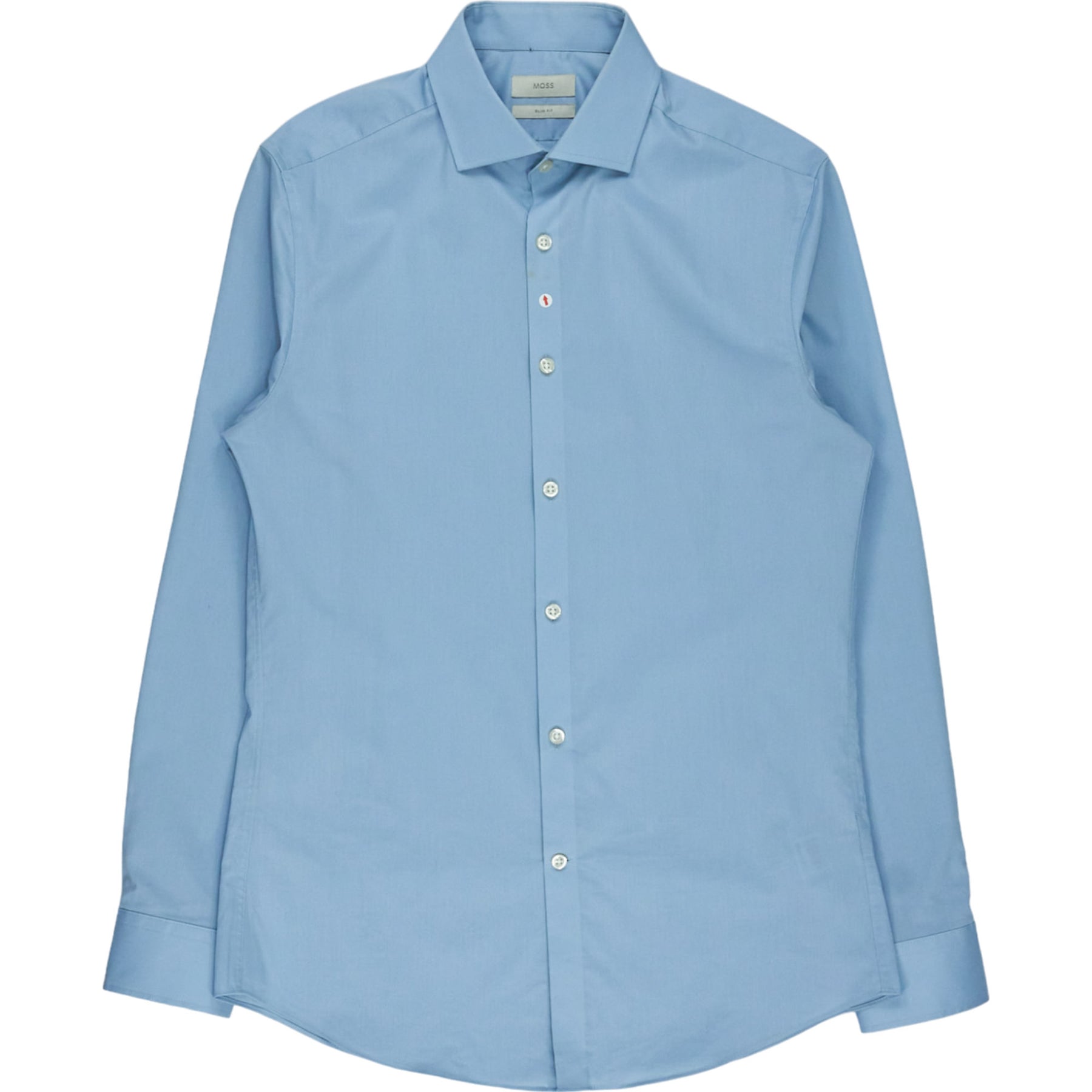 Moss Blue Slim Fit Shirt