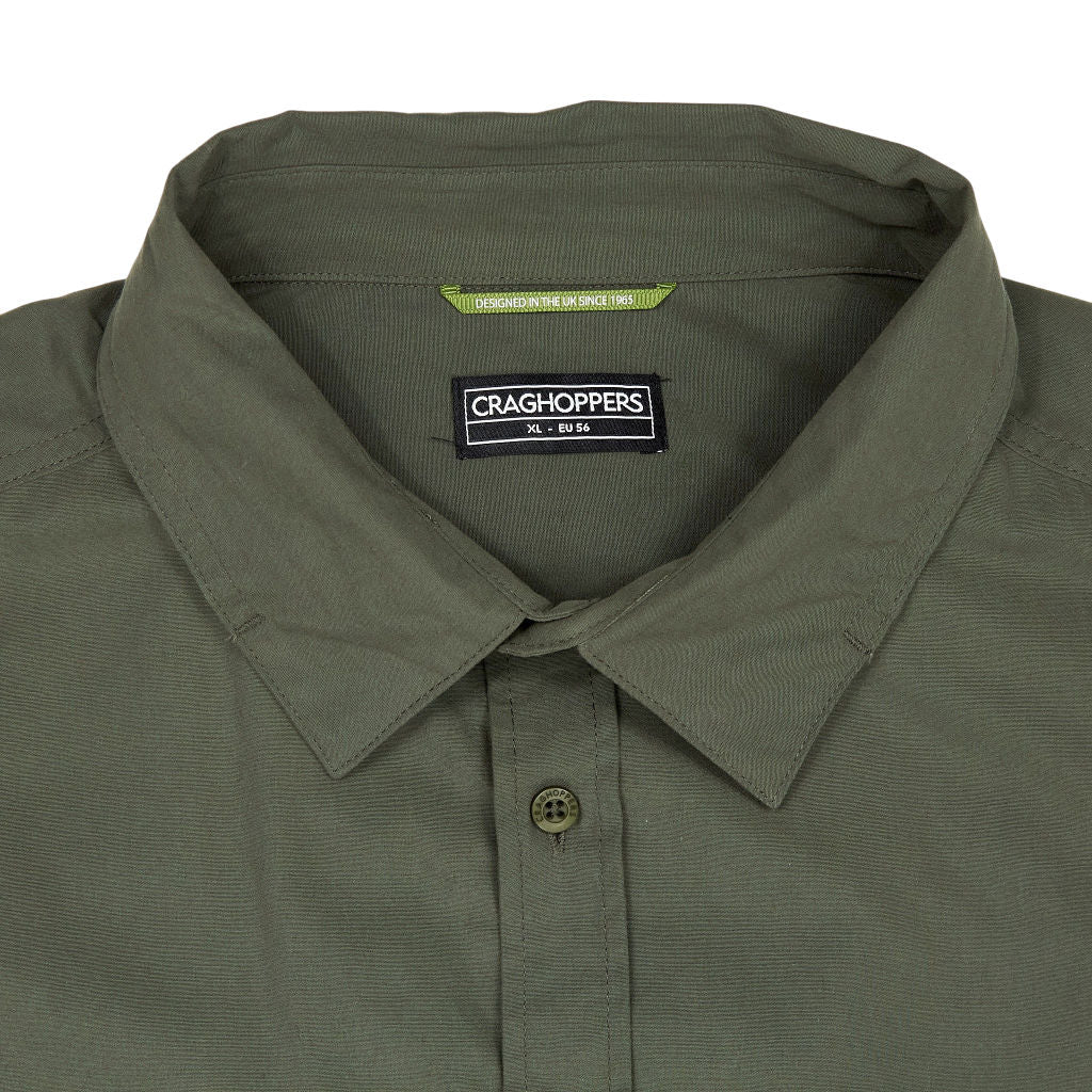 Craghoppers Green Short Sleeve Shirt