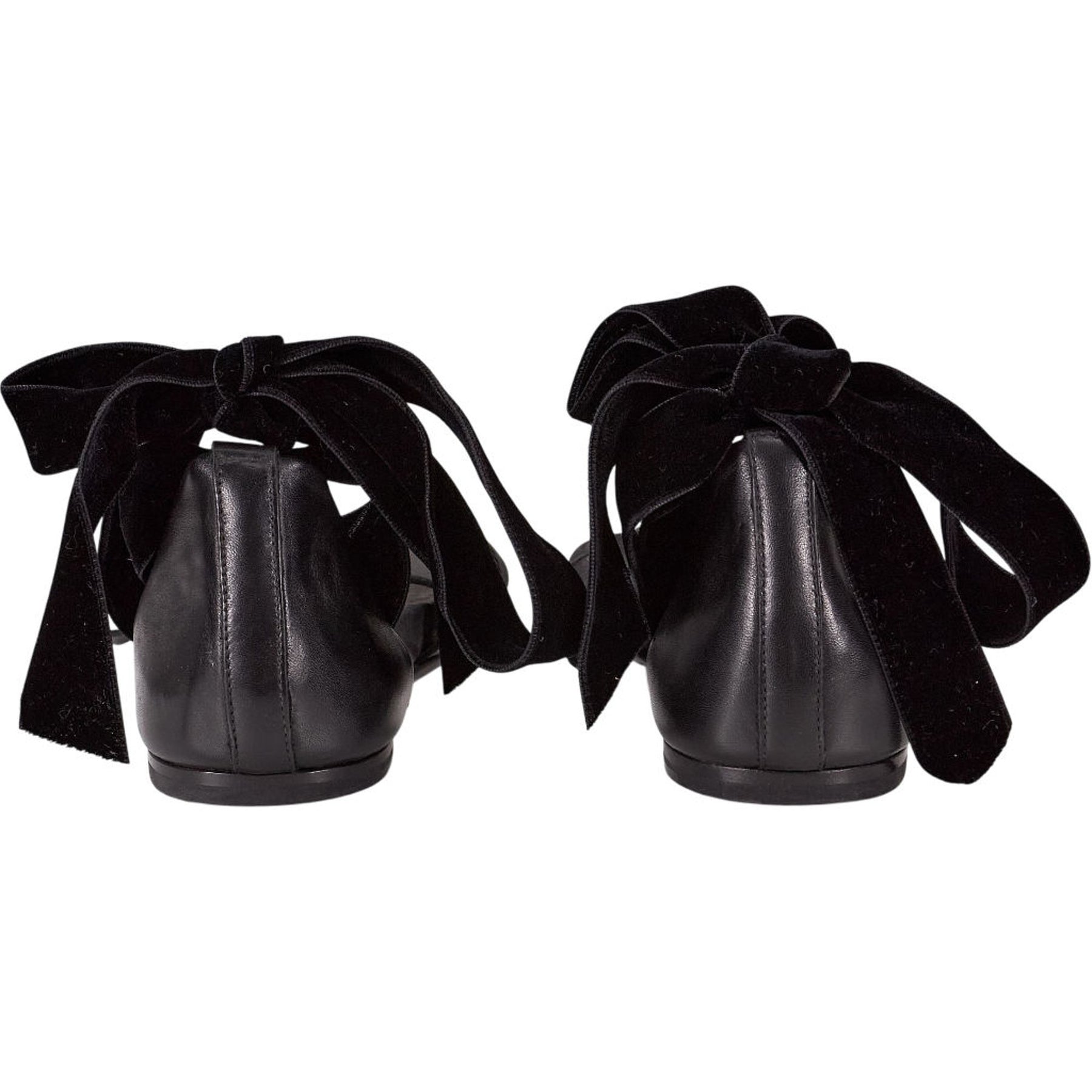 Mother of Pearl Black Sandals