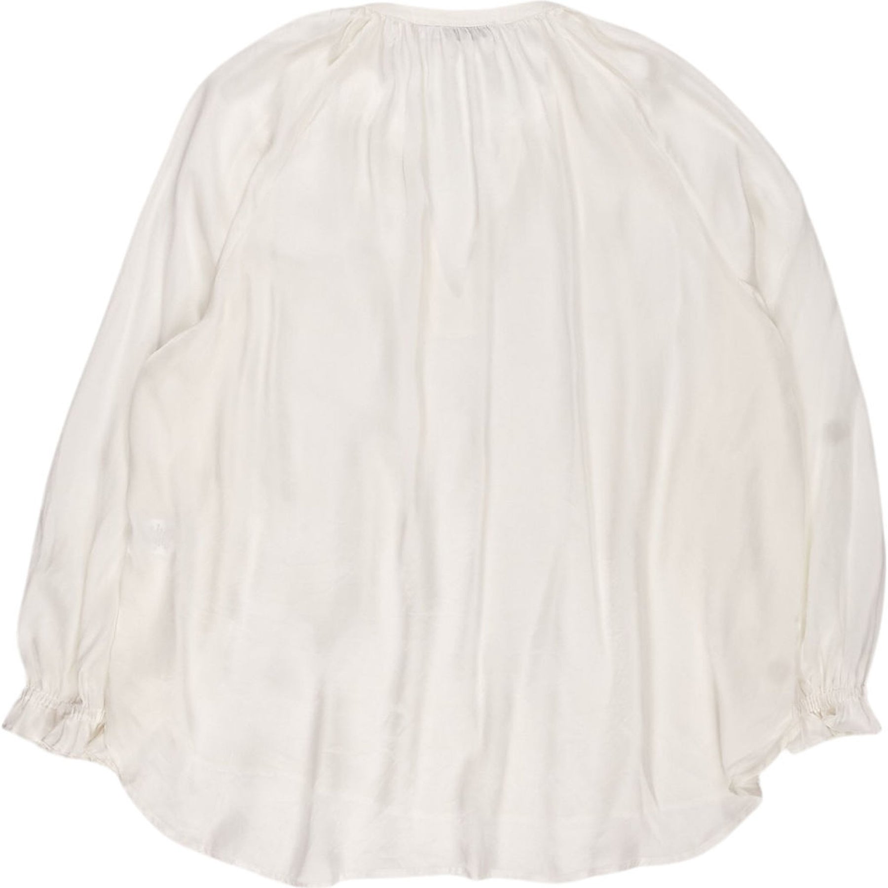 NRBY White Silk Blouse