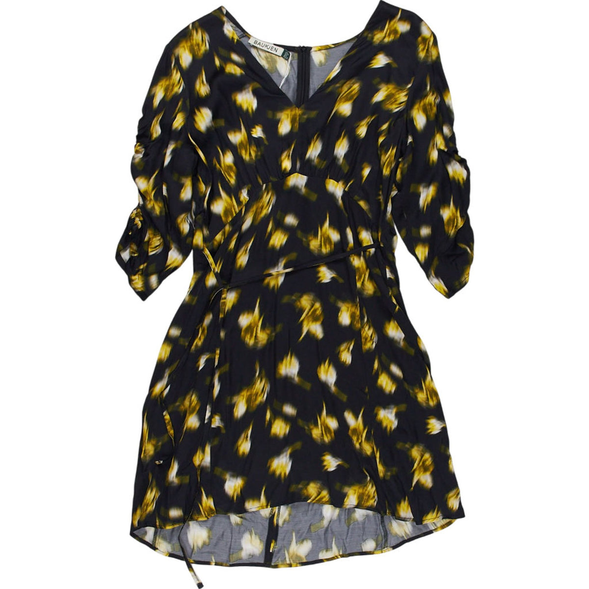 Baukjen Yellow Patterned Dress