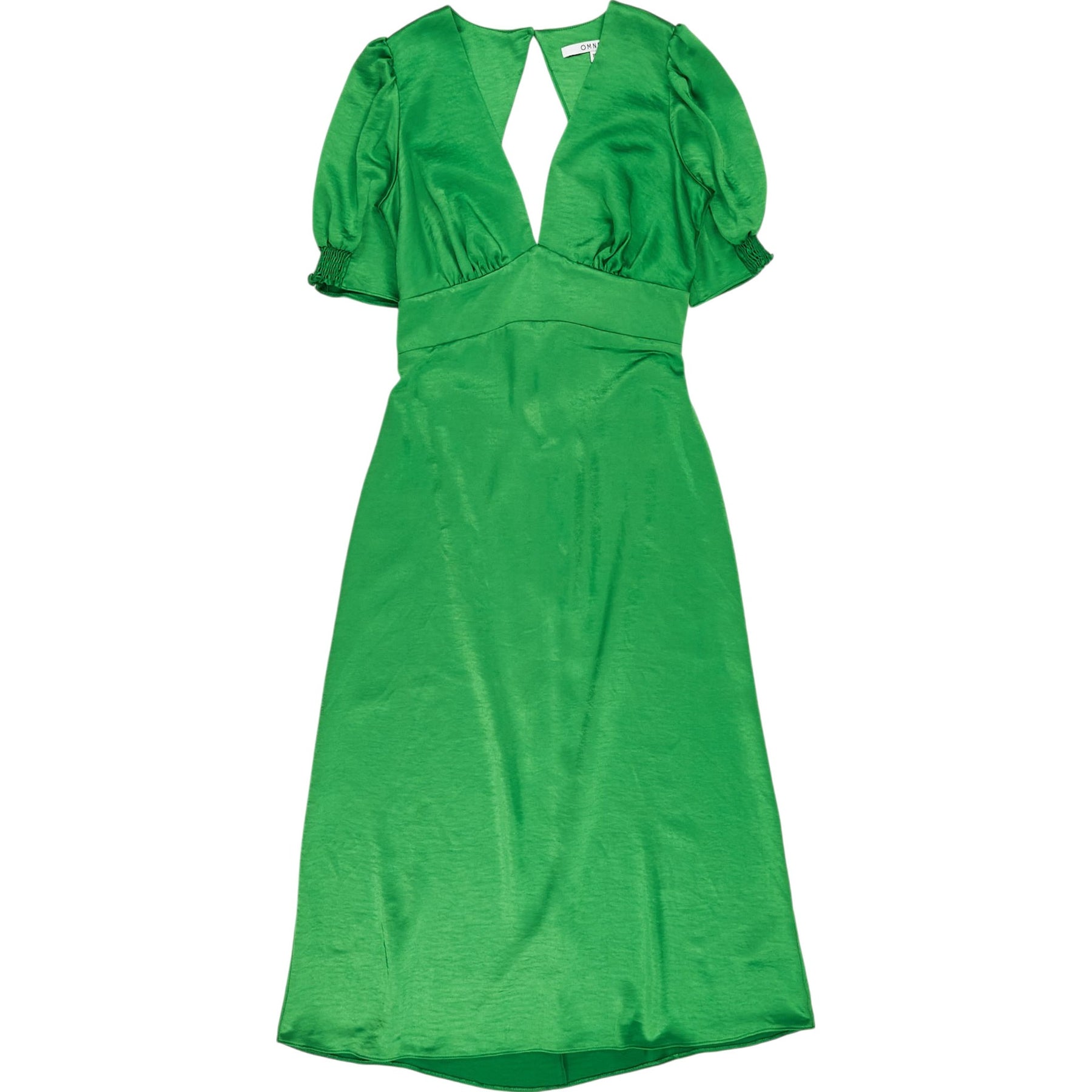 OMNES Green Midi Dress