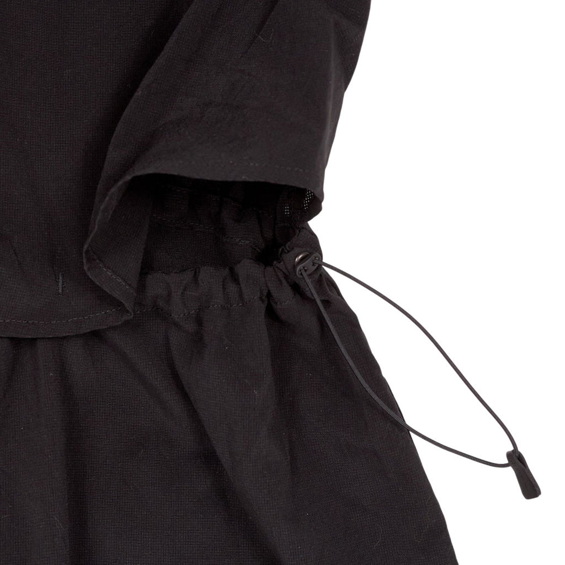 Snow Peak Black Drawstring Dress