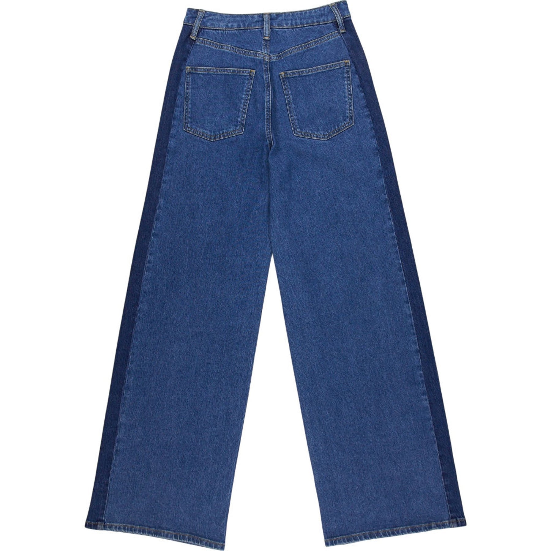 Wyse Blue Wide Leg Jeans