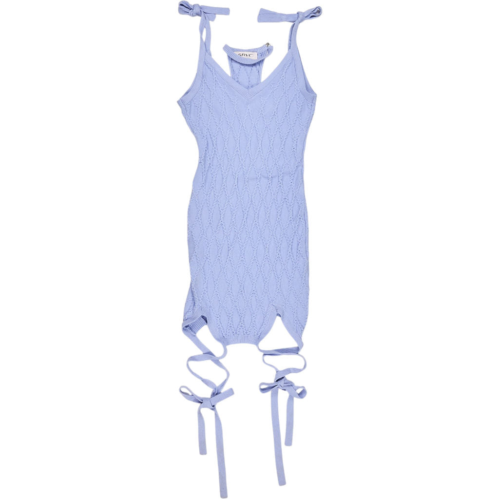 SRVC Blue Knitted Dress