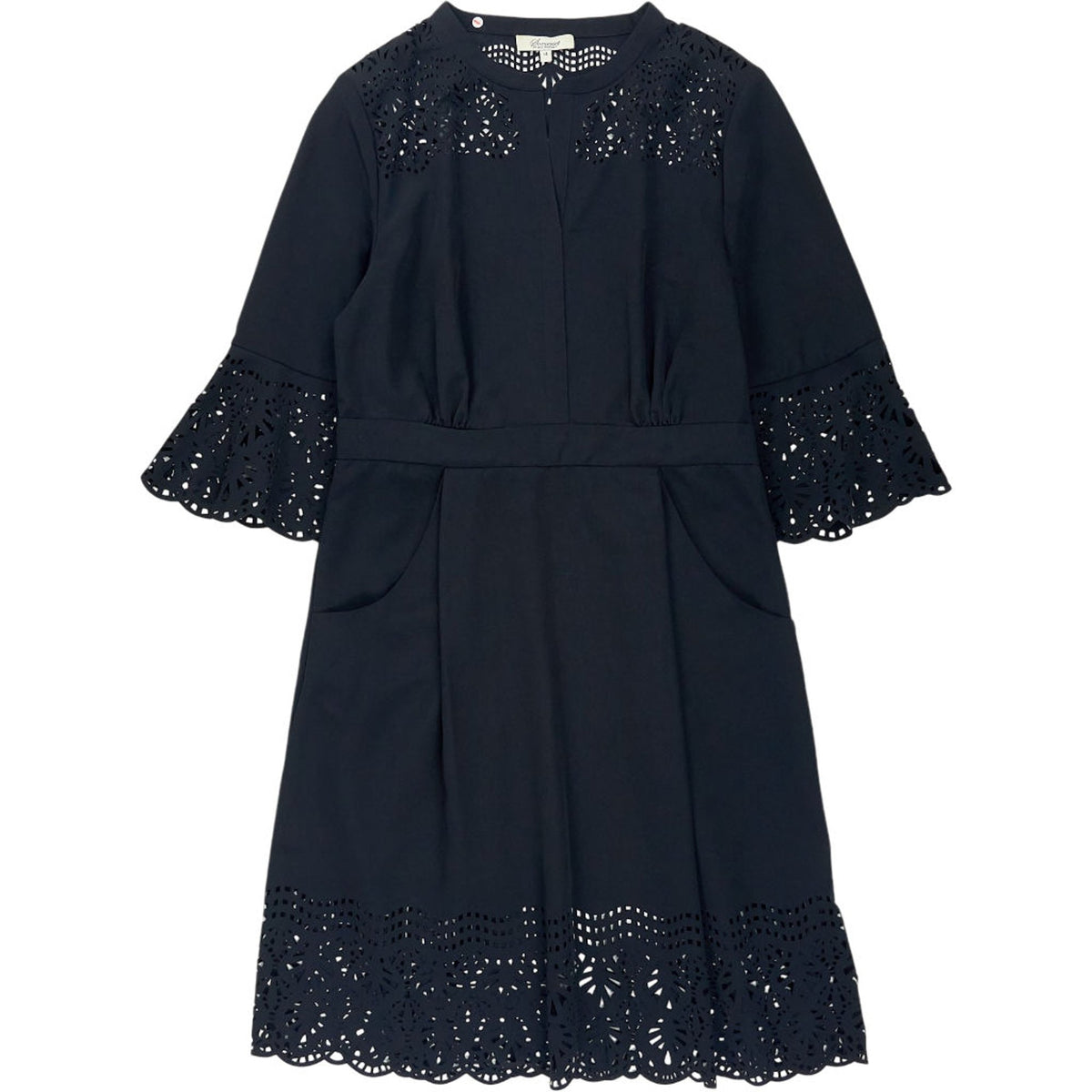 Somerset Black Lace Trim Dress