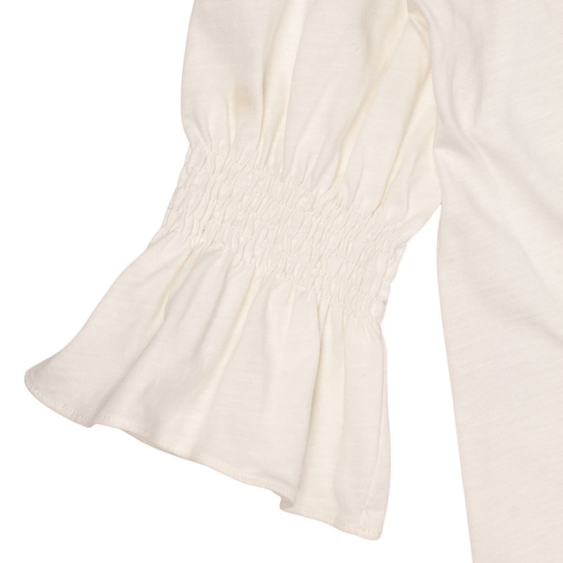 Wyse Ivory Flora Frill Blouse