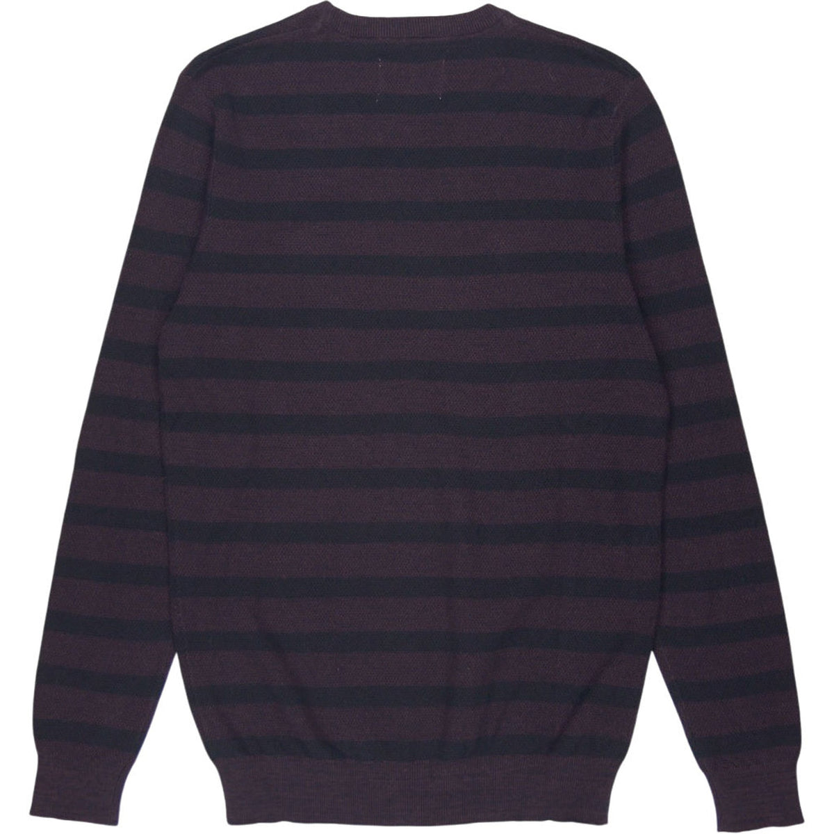 Folk Navy Wine Stripe Jumper