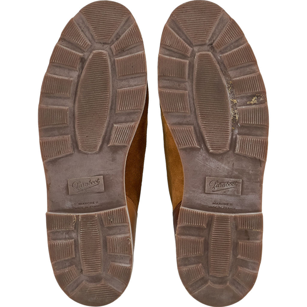 Paraboot Brown Leather Patchwork Shoes EU 44