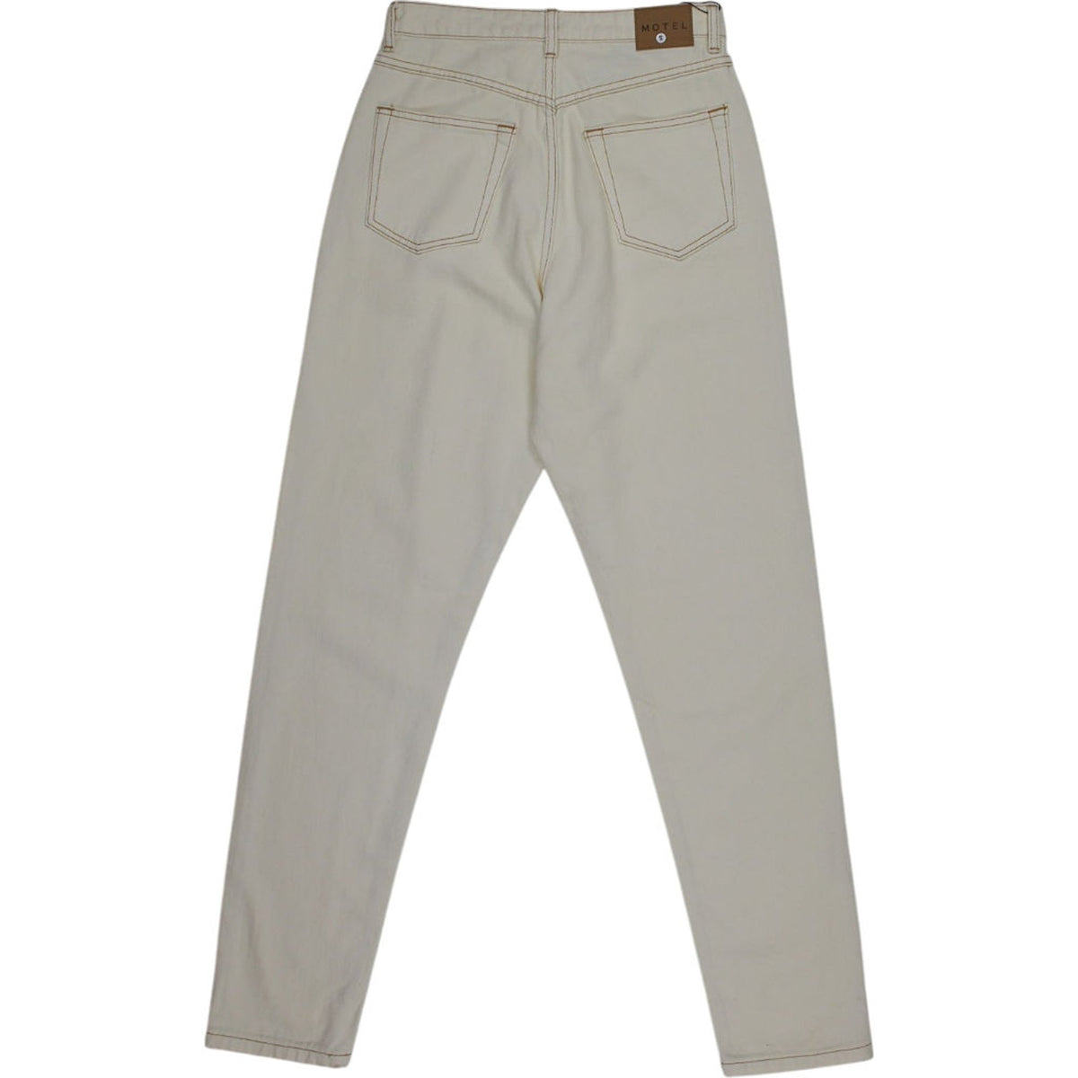 Motel Cream Denim Trousers