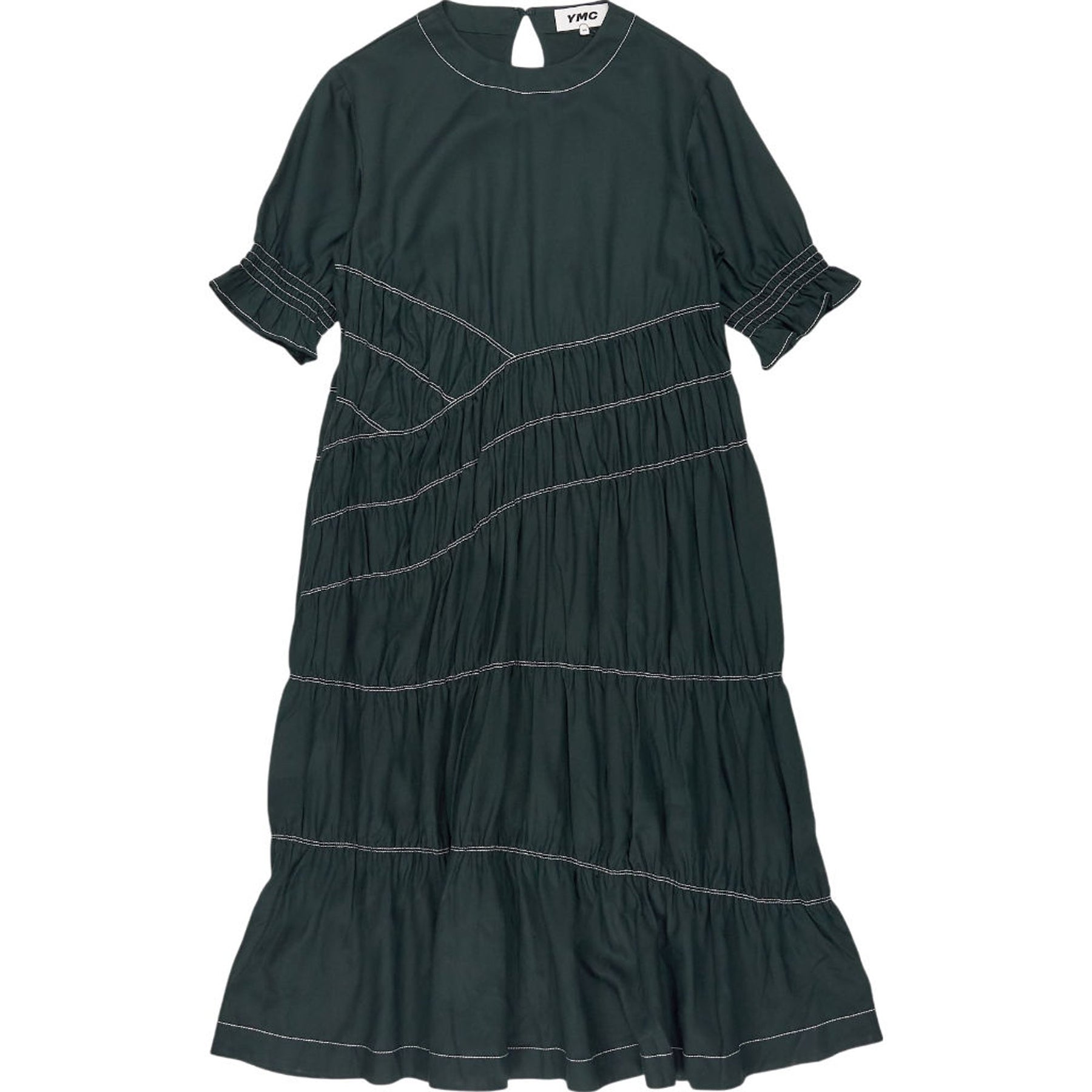 YMC Green Jolene Dress