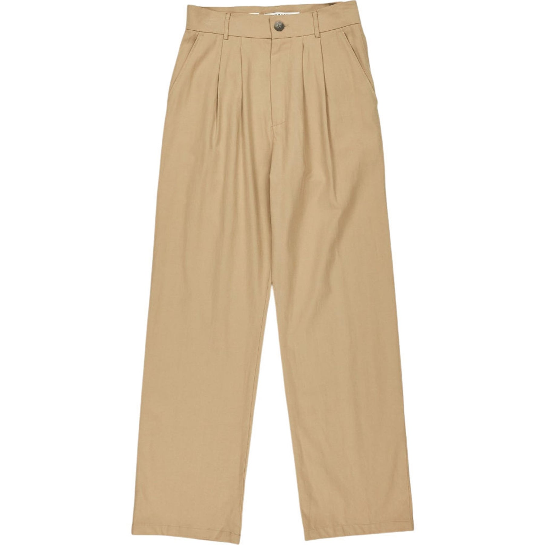 OMNES Beige Cinnamon Relaxed Trousers