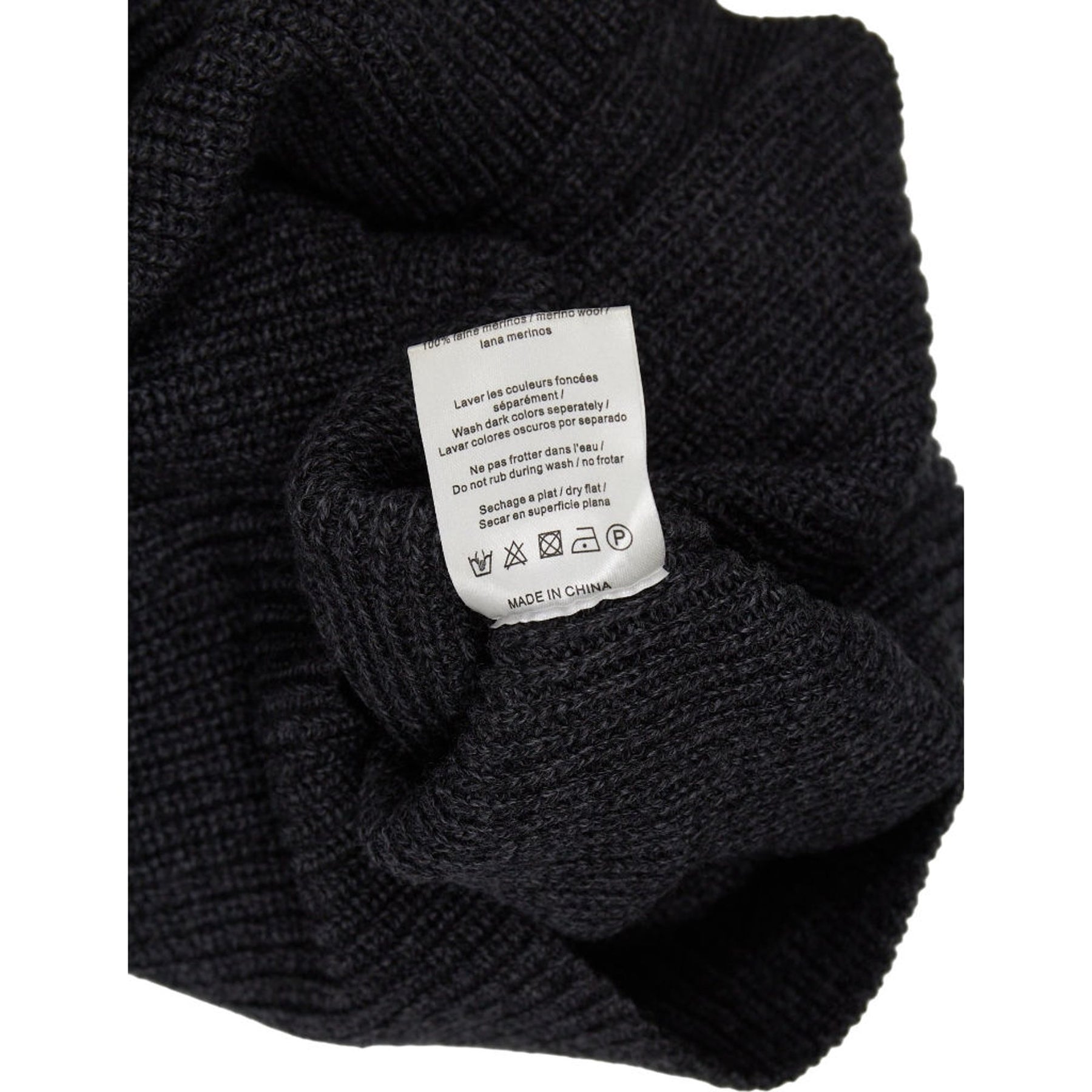 Sandro Grey Merino Wool Jumper