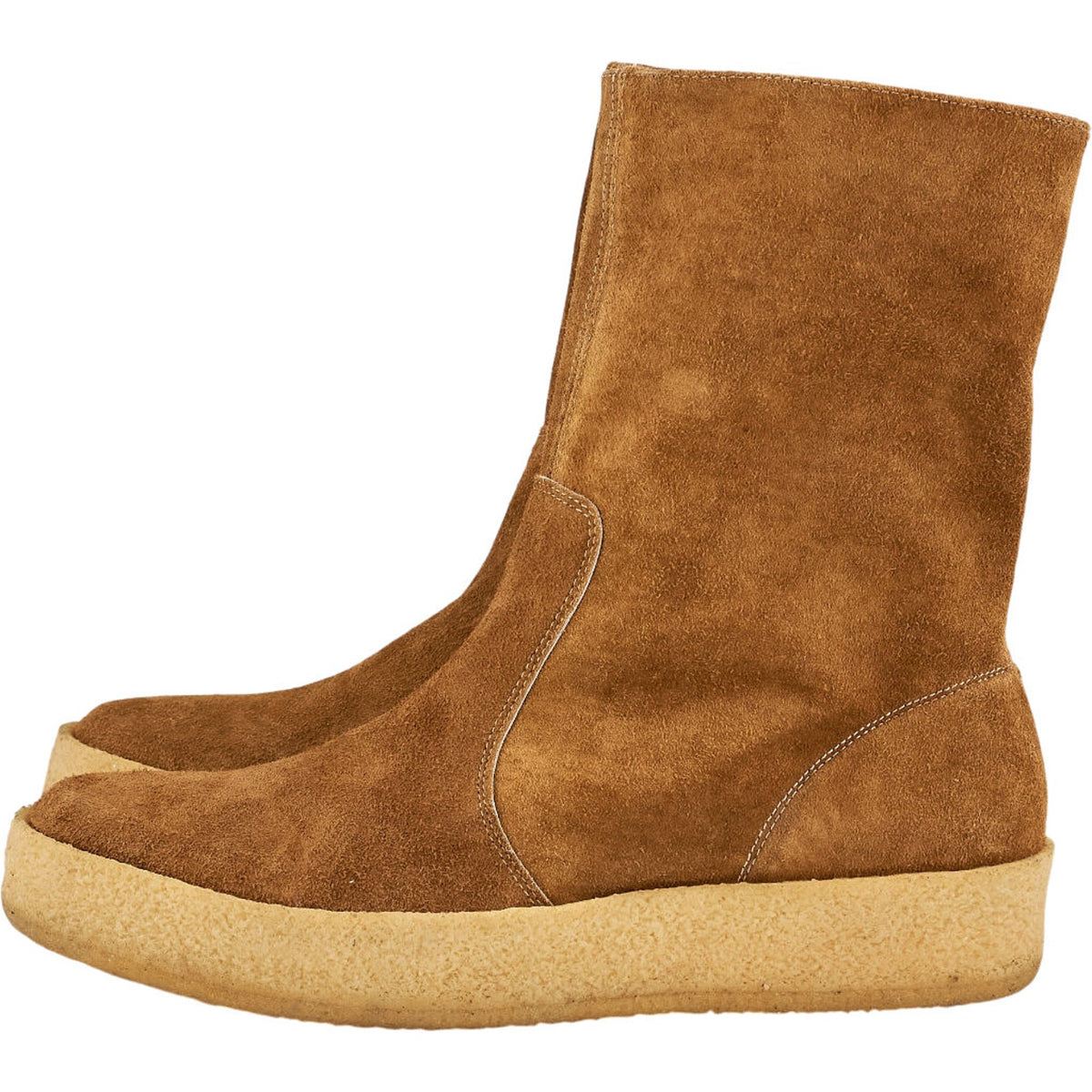 YMC Tan Suede Boots