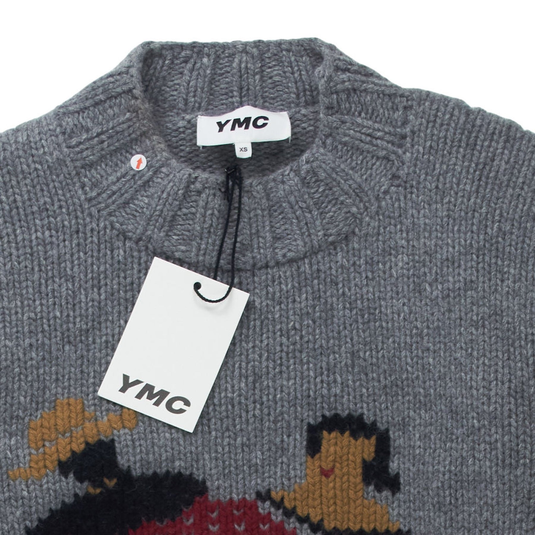 YMC Grey Bluto Knit Jumper