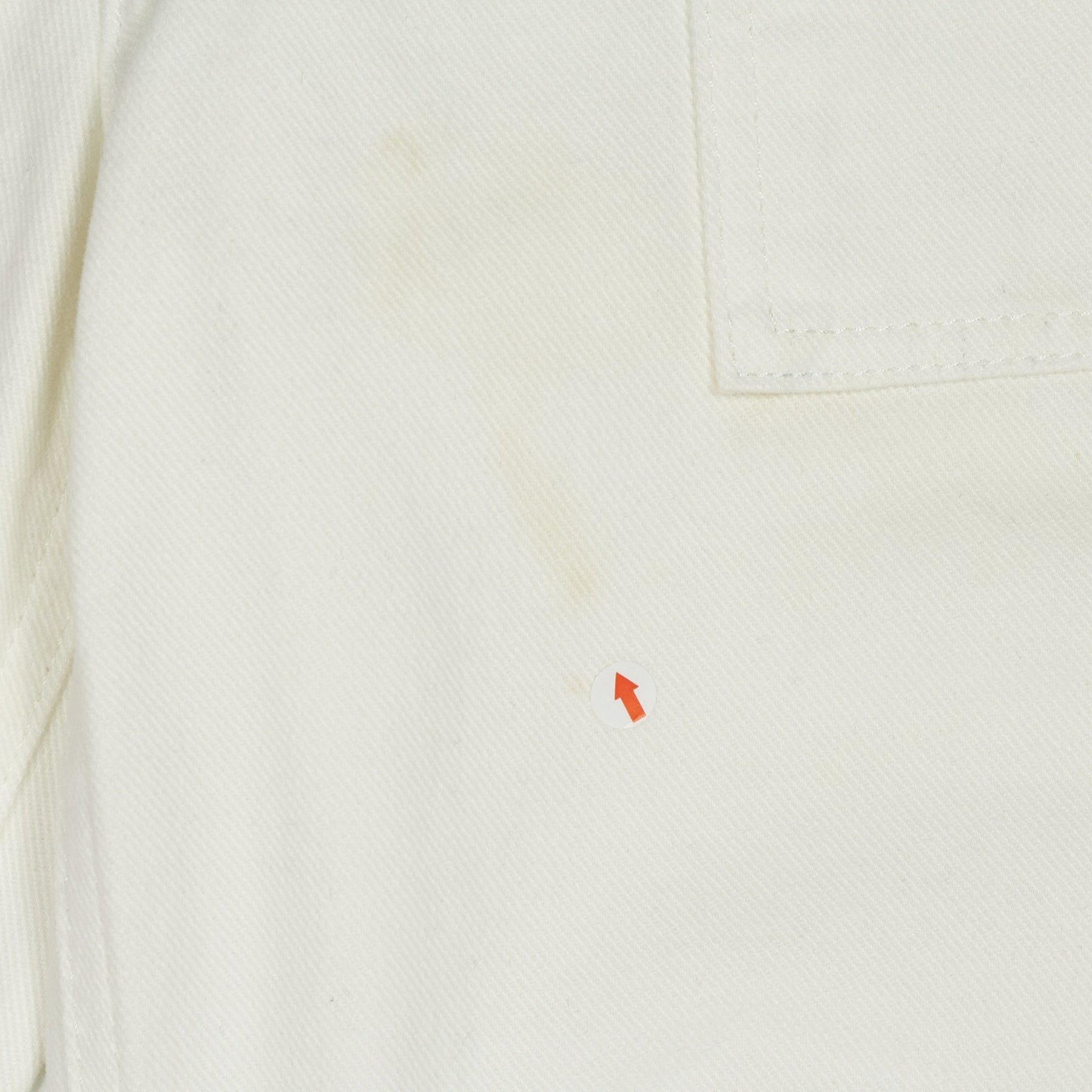 OMNES White Cotton Wide-Leg Trousers