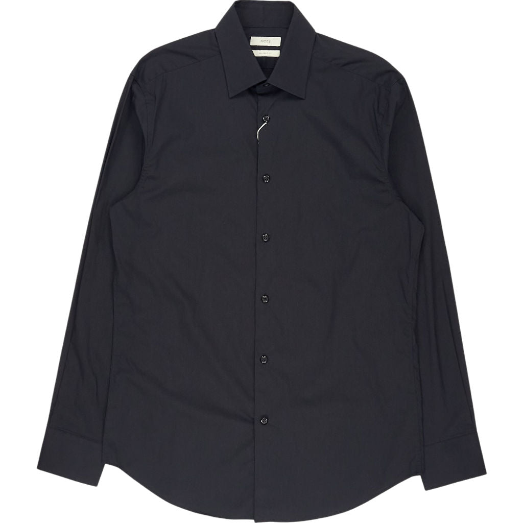 Moss Black Tailored Fit Shirt