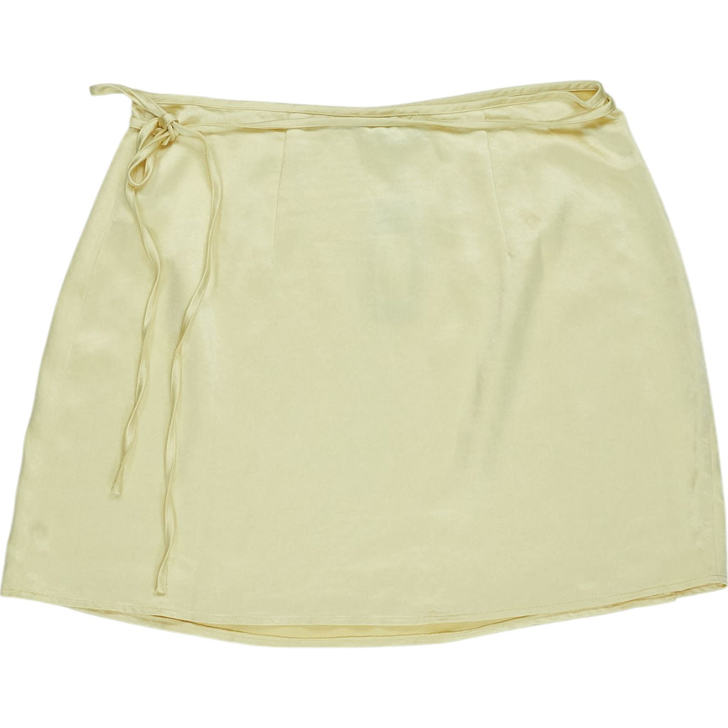 Motel Buttercream Satin Nawa Skirt