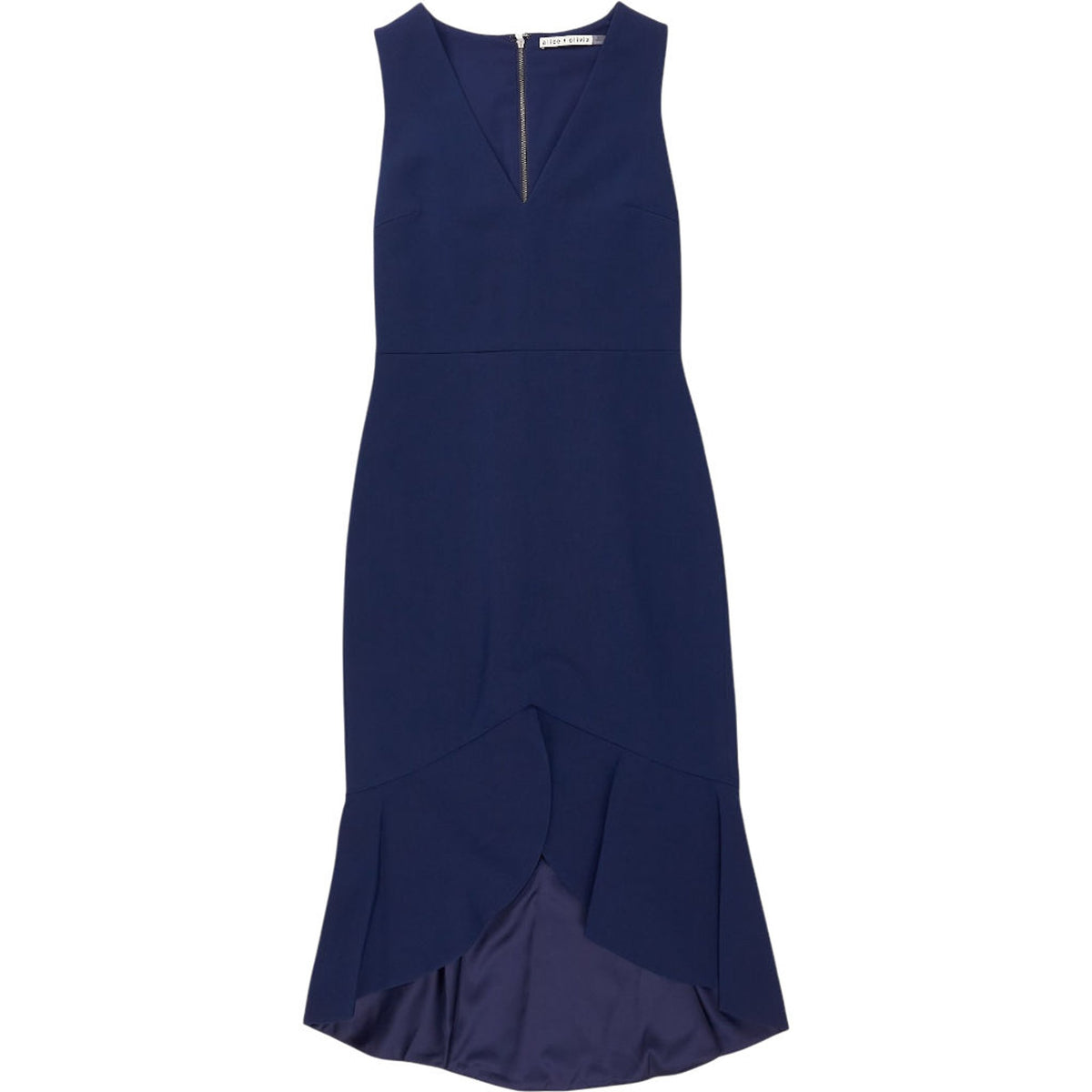 Alice + Olivia Navy Sleeveless Dress
