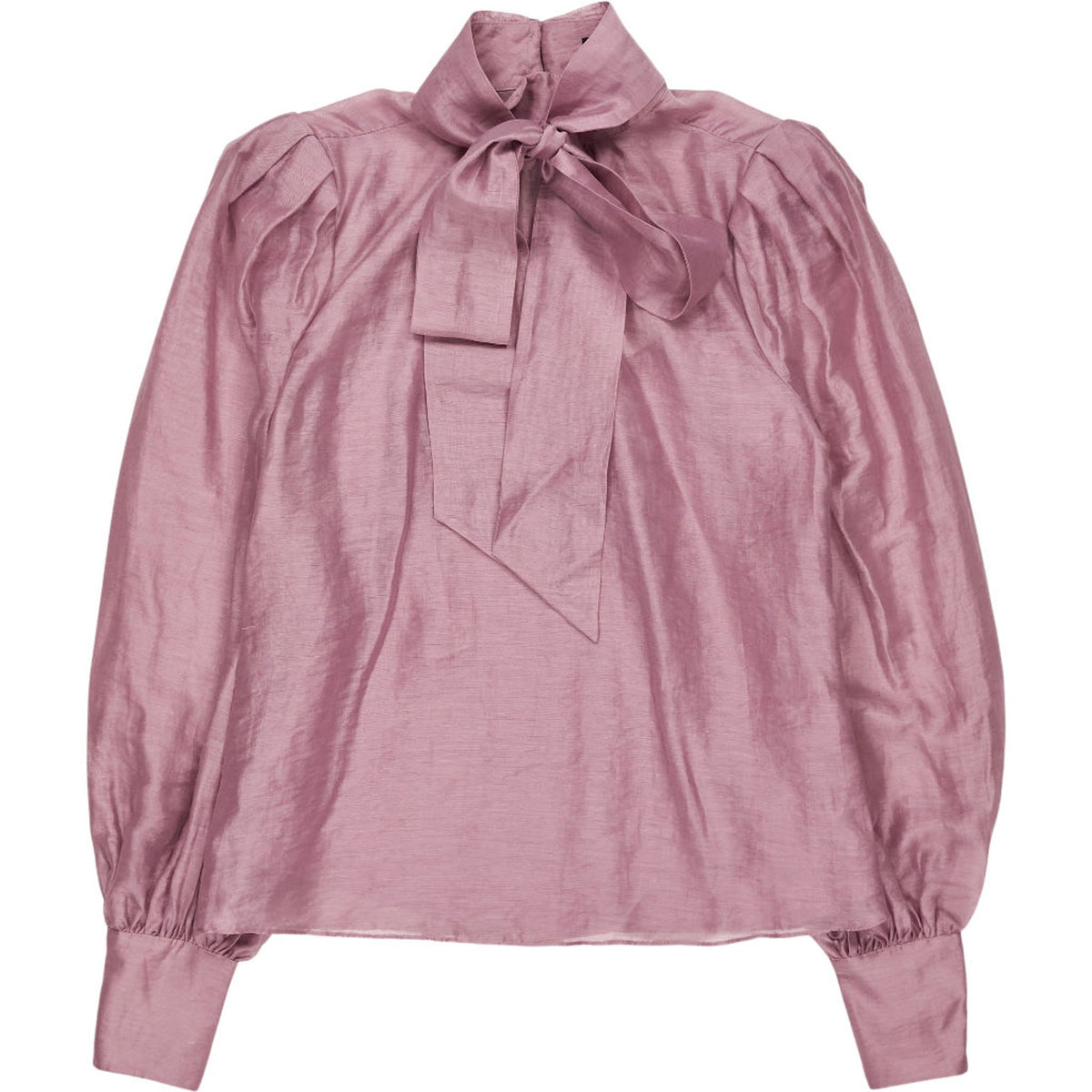 Karen Millen Pink Tie Neck Blouse