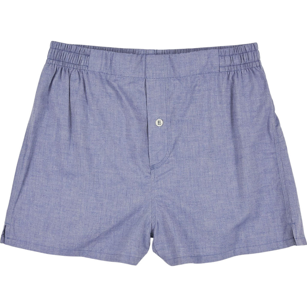 Hamilton + Hare Chambray Boxer Shorts (3 PACK)