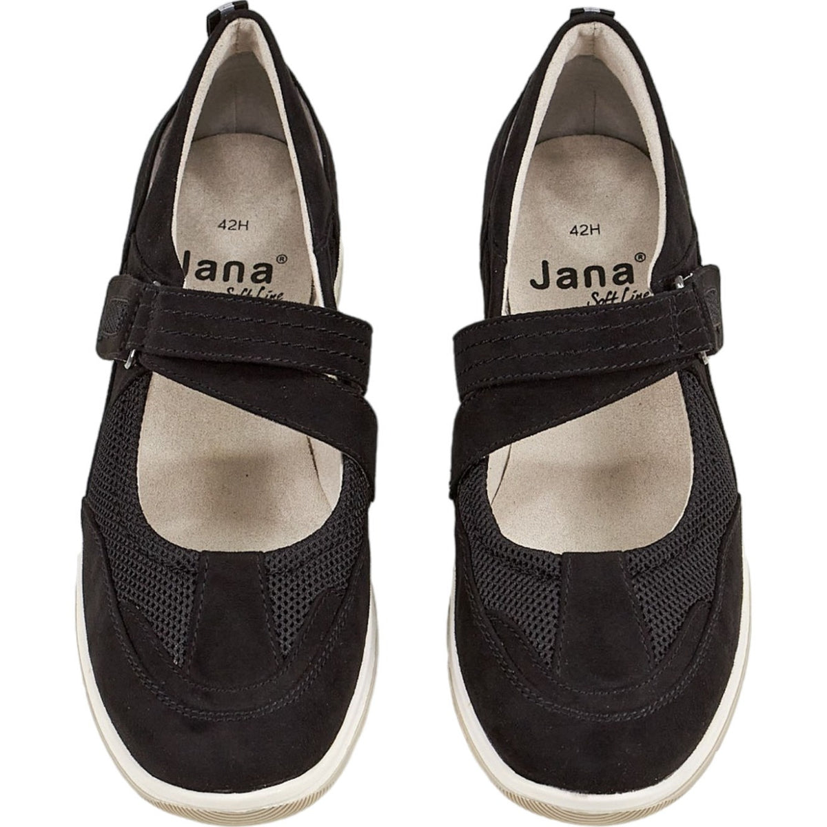 Jana Black Soft Line Shoes