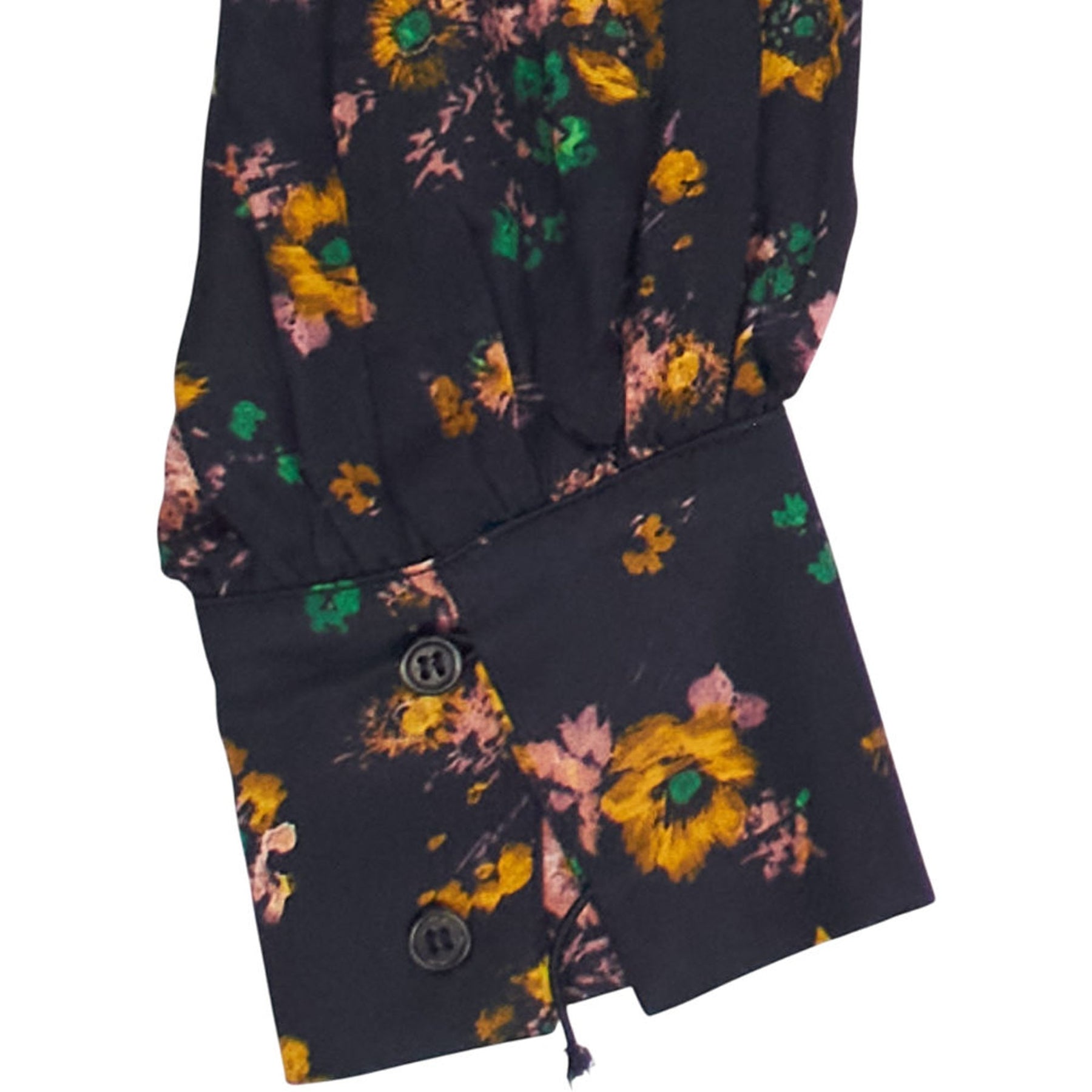 Baukjen Black Floral Printed Mini Dress