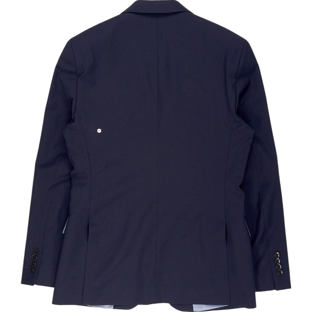 Moss Navy Tailored Fit Jacket Size 38R