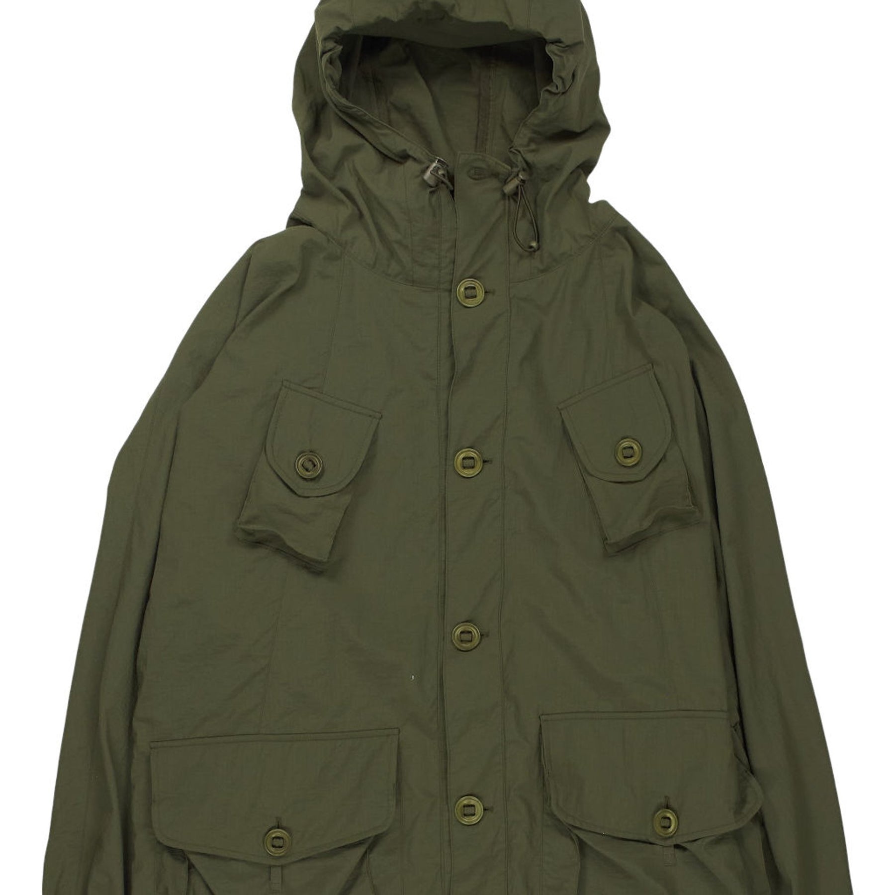 YMC Olive Poncho Hooded Coat