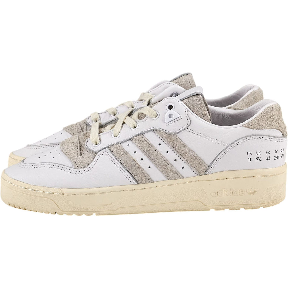 Adidas White & Off White Rivalry Low Trainers