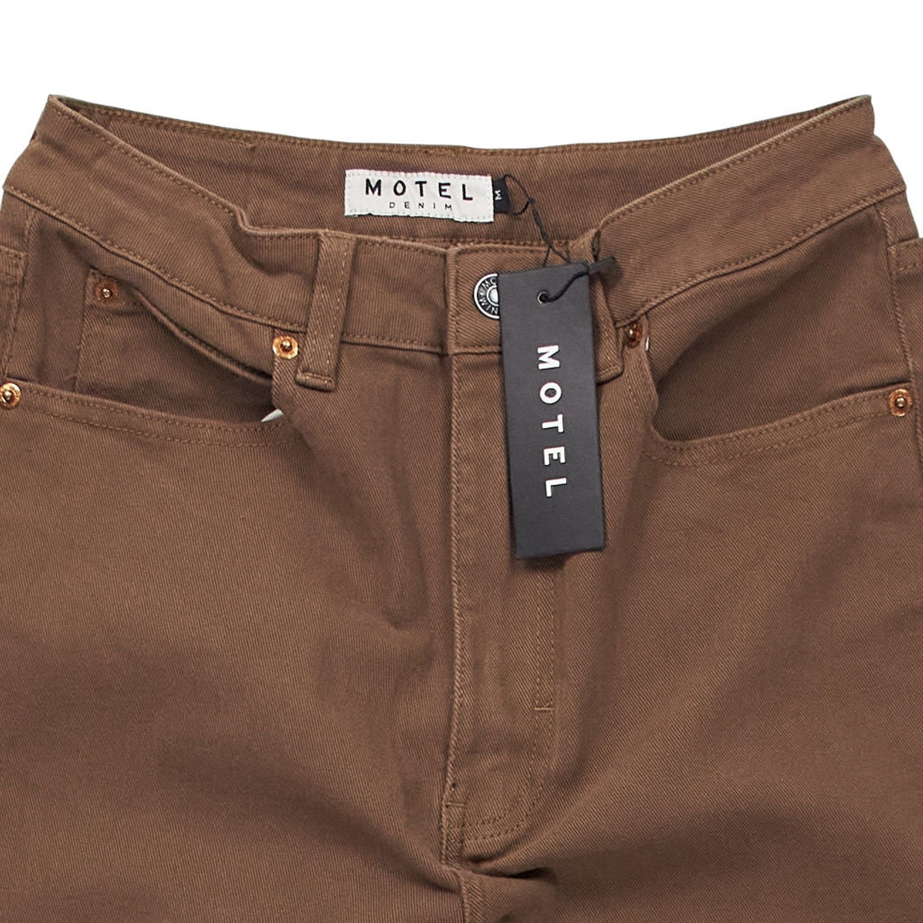 Motel Brown Denim Jeans