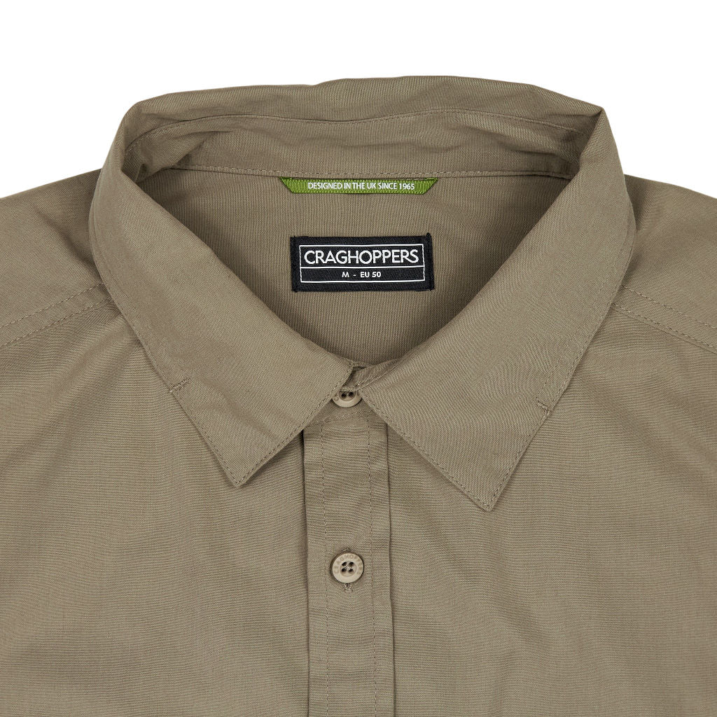 Craghoppers Khaki Short Sleeve Shirt
