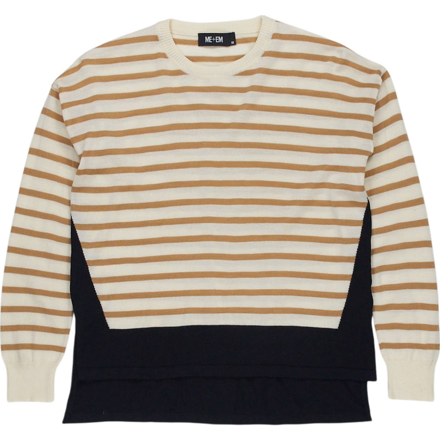 ME+EM Striped Wool Jumper