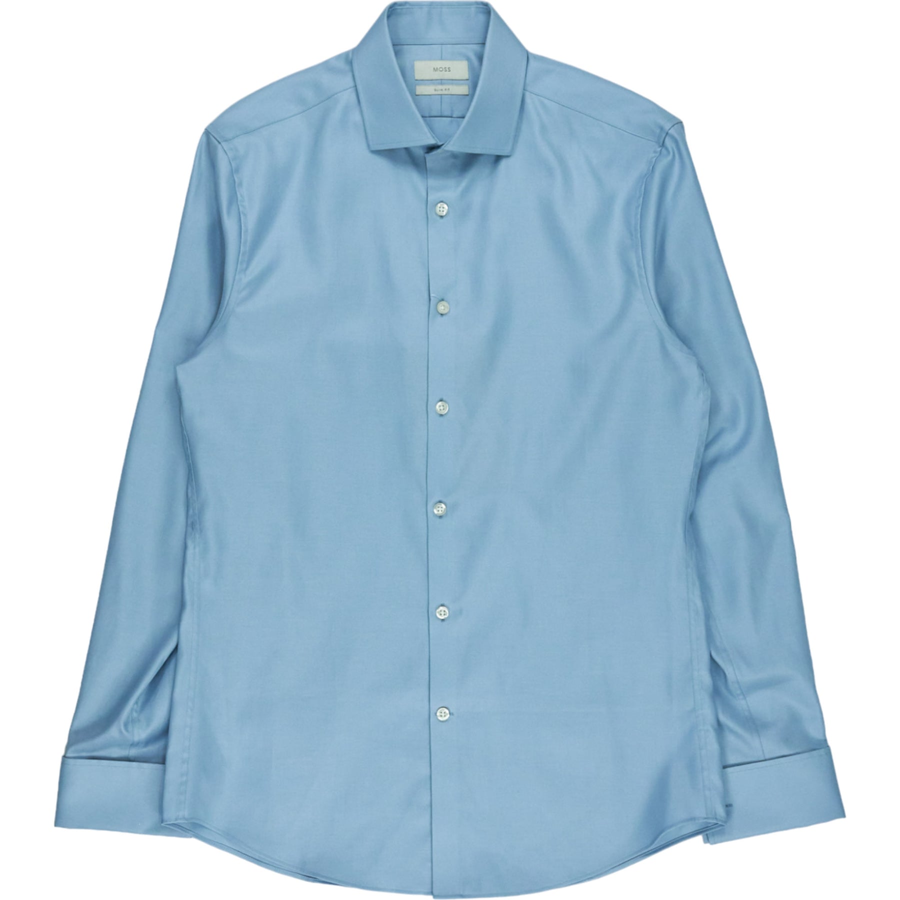 Moss Blue Slim Fit Shirt