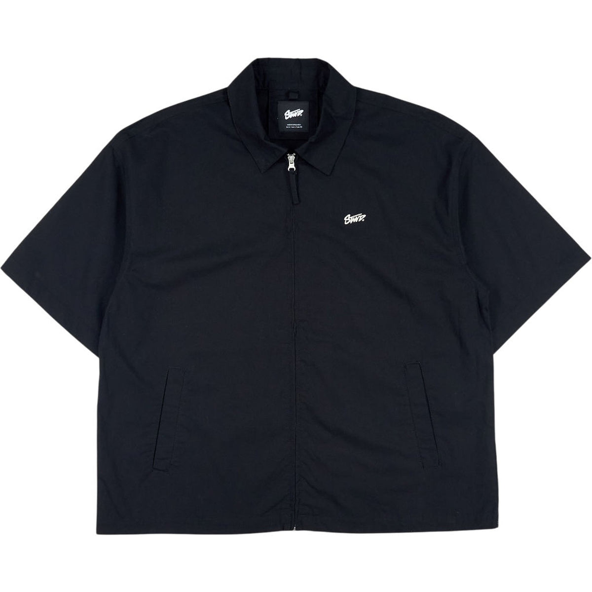 Pull & Bear Black Short Sleeve Shirt
