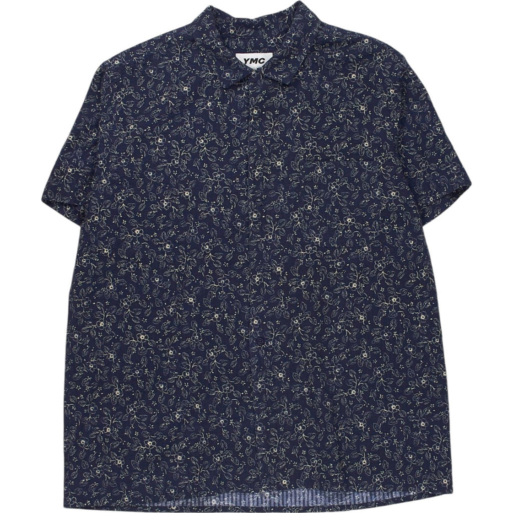 YMC Navy Floral Malick Shirt