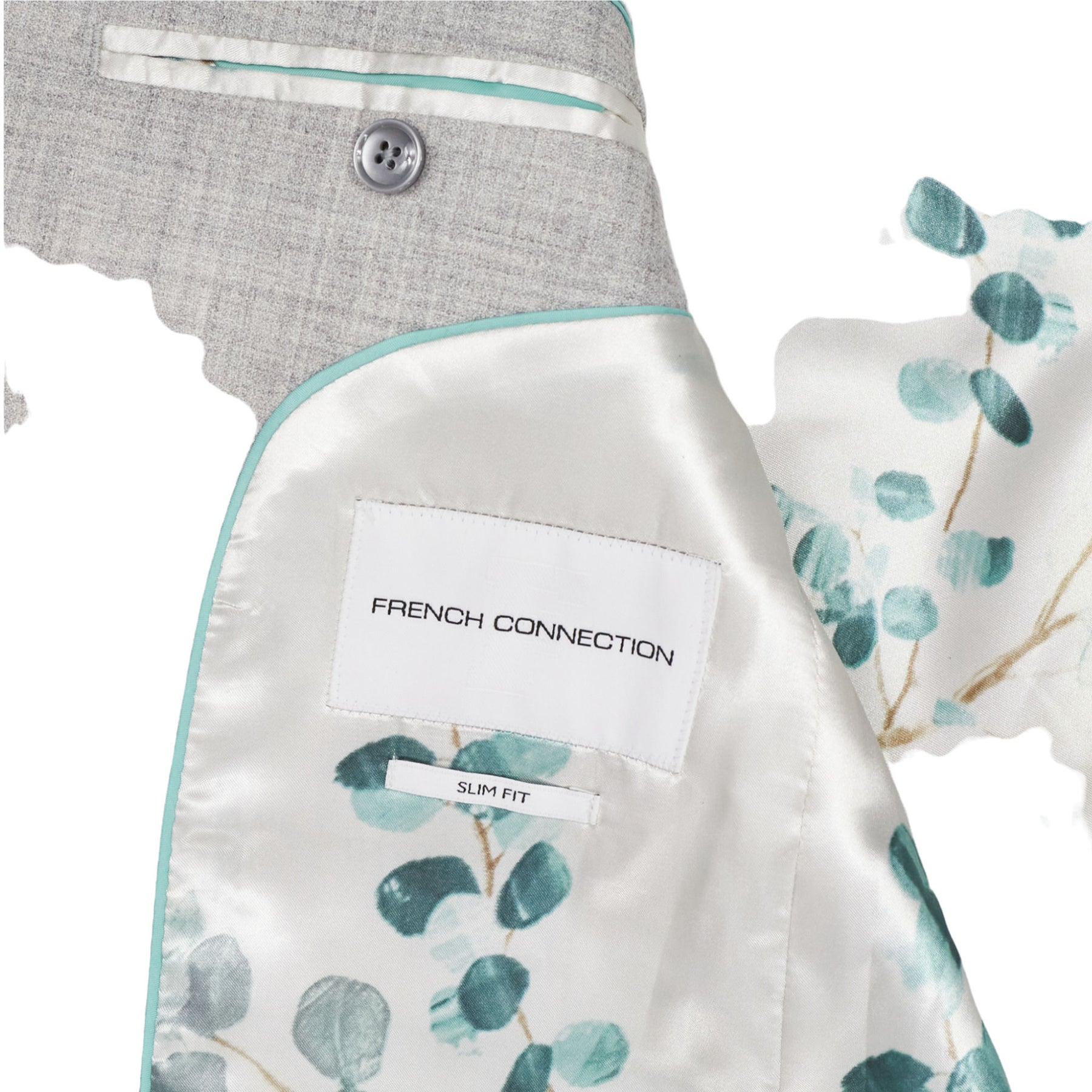 French Connection Grey Slim Fit Suit