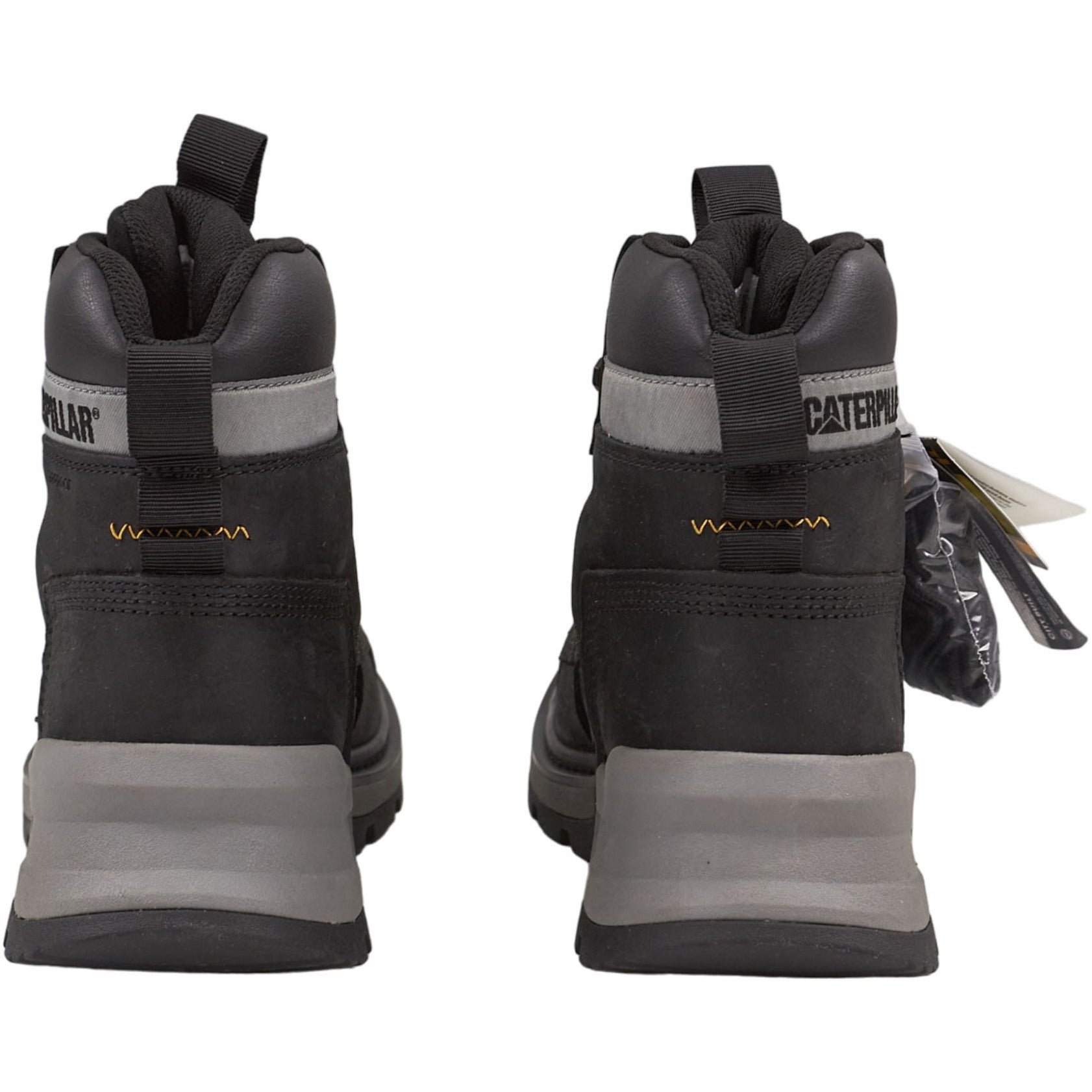 Caterpillar Black Steel Toe Waterproof Boots