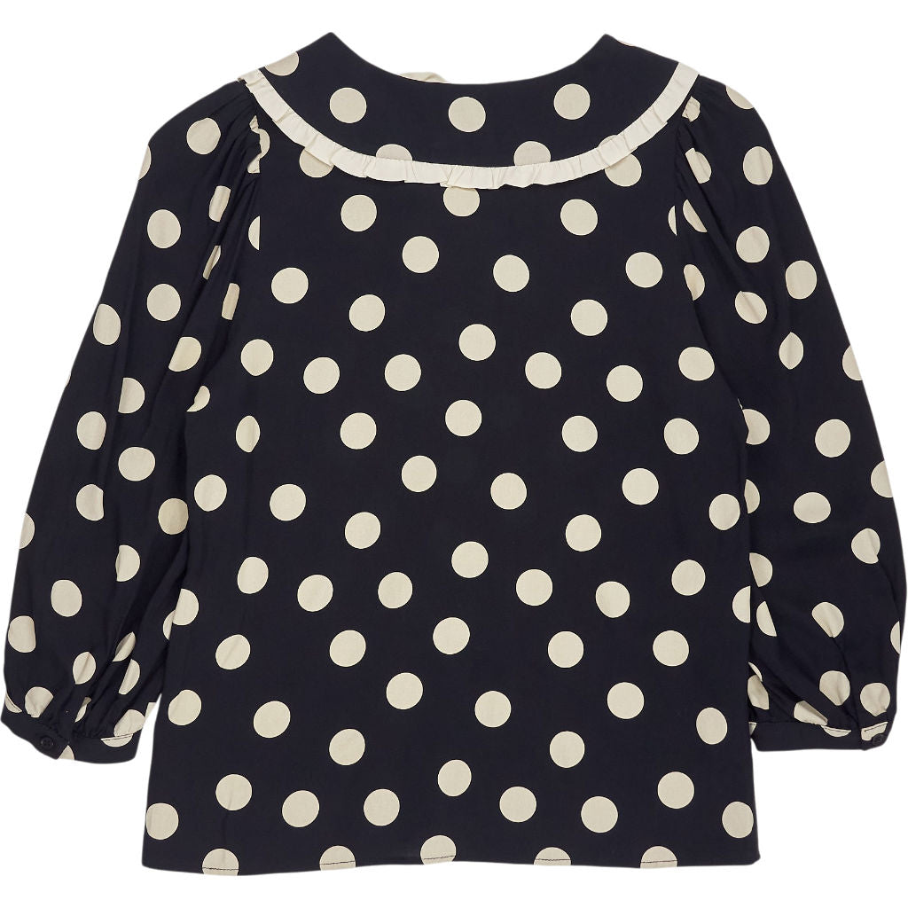 Baukjen Black Polka Dot Sosha Blouse