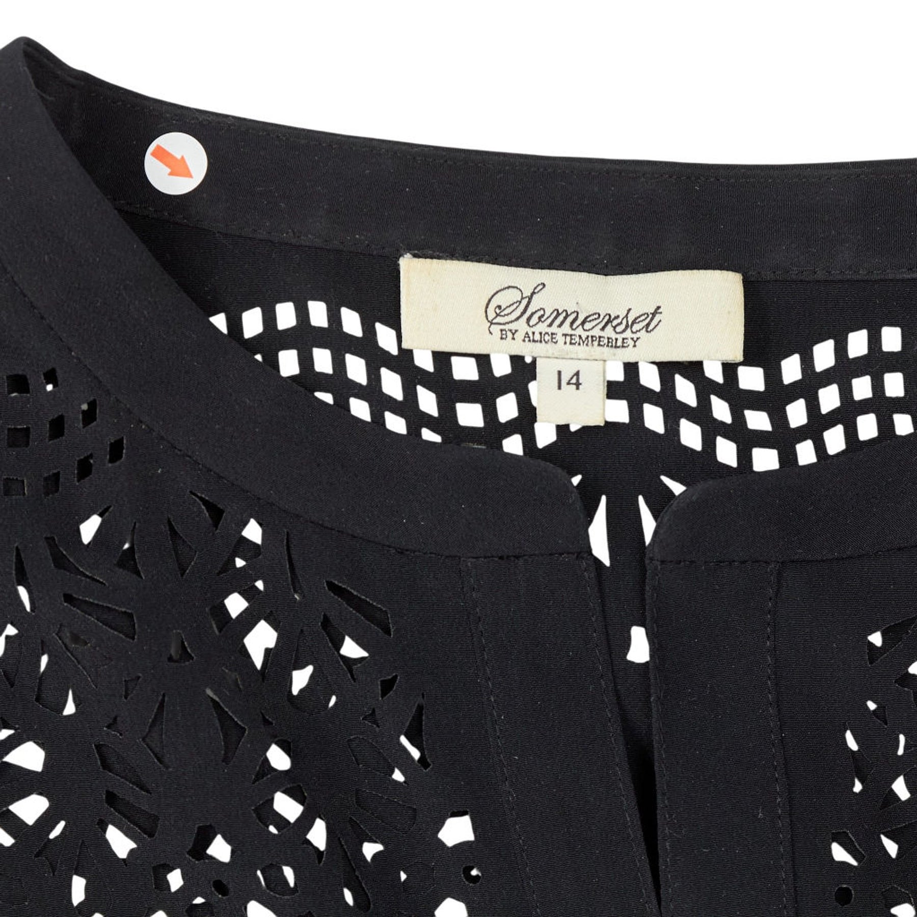 Somerset Black Lace Trim Dress
