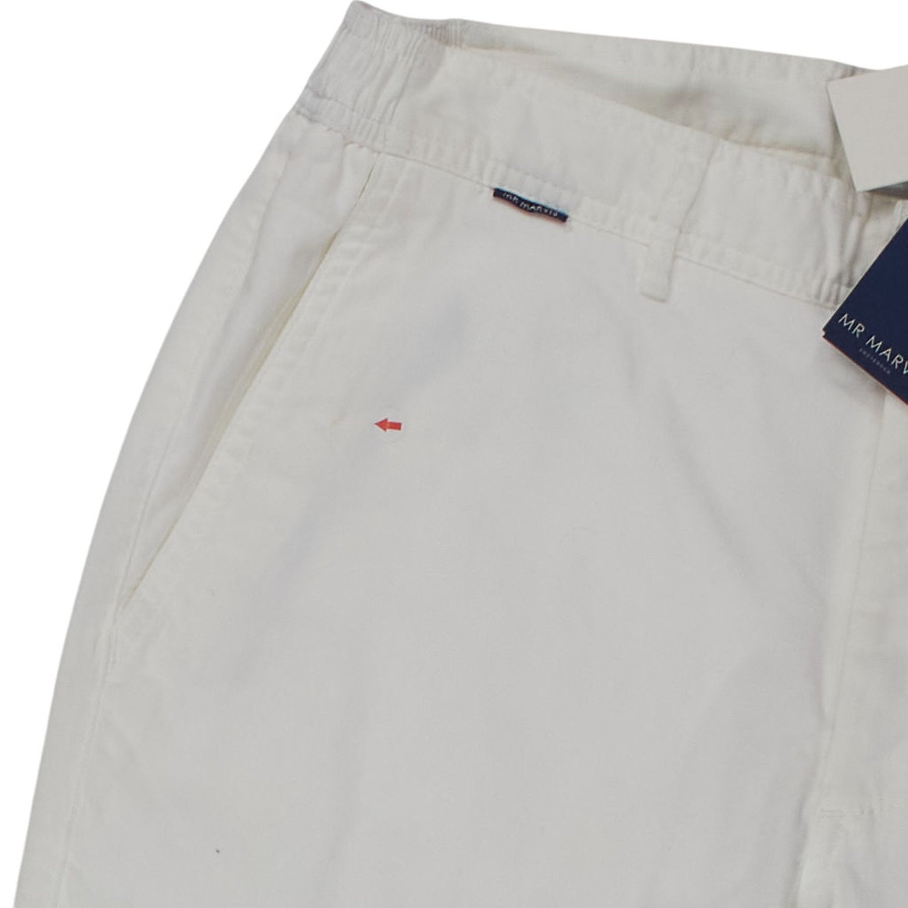 Mr Marvis White Trousers