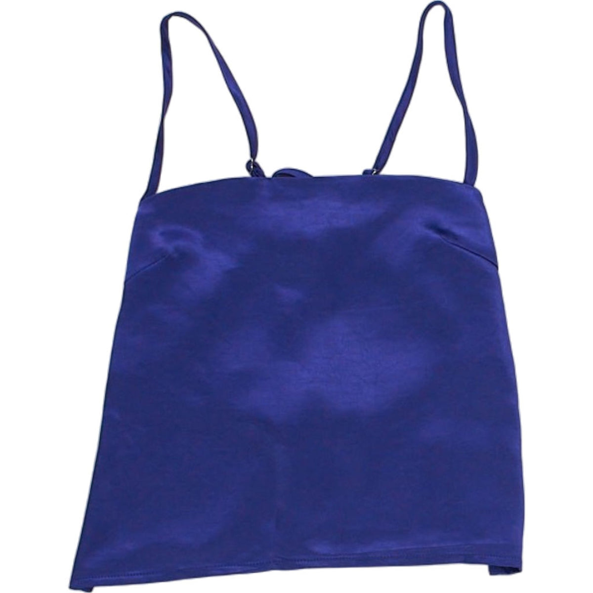 Motel Blue Satin Reta Top