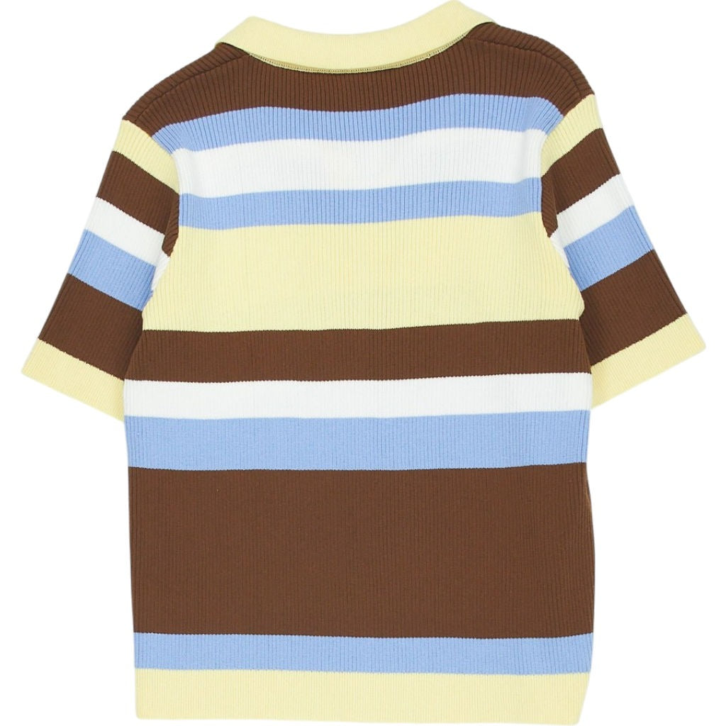 OMNES Multi Stripe Amos Knit Top M