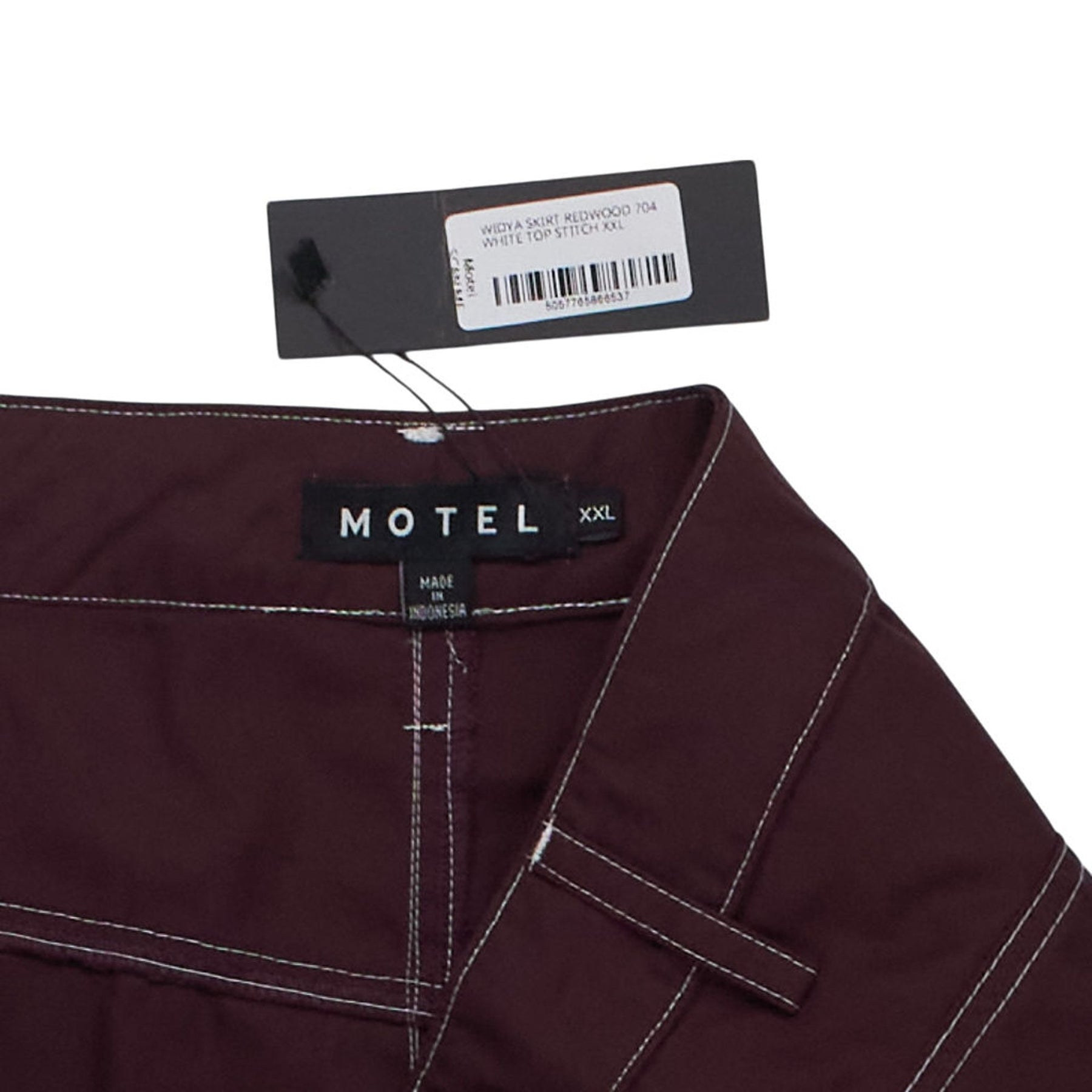 Motel Redwood Wigy Skirt Burgundy