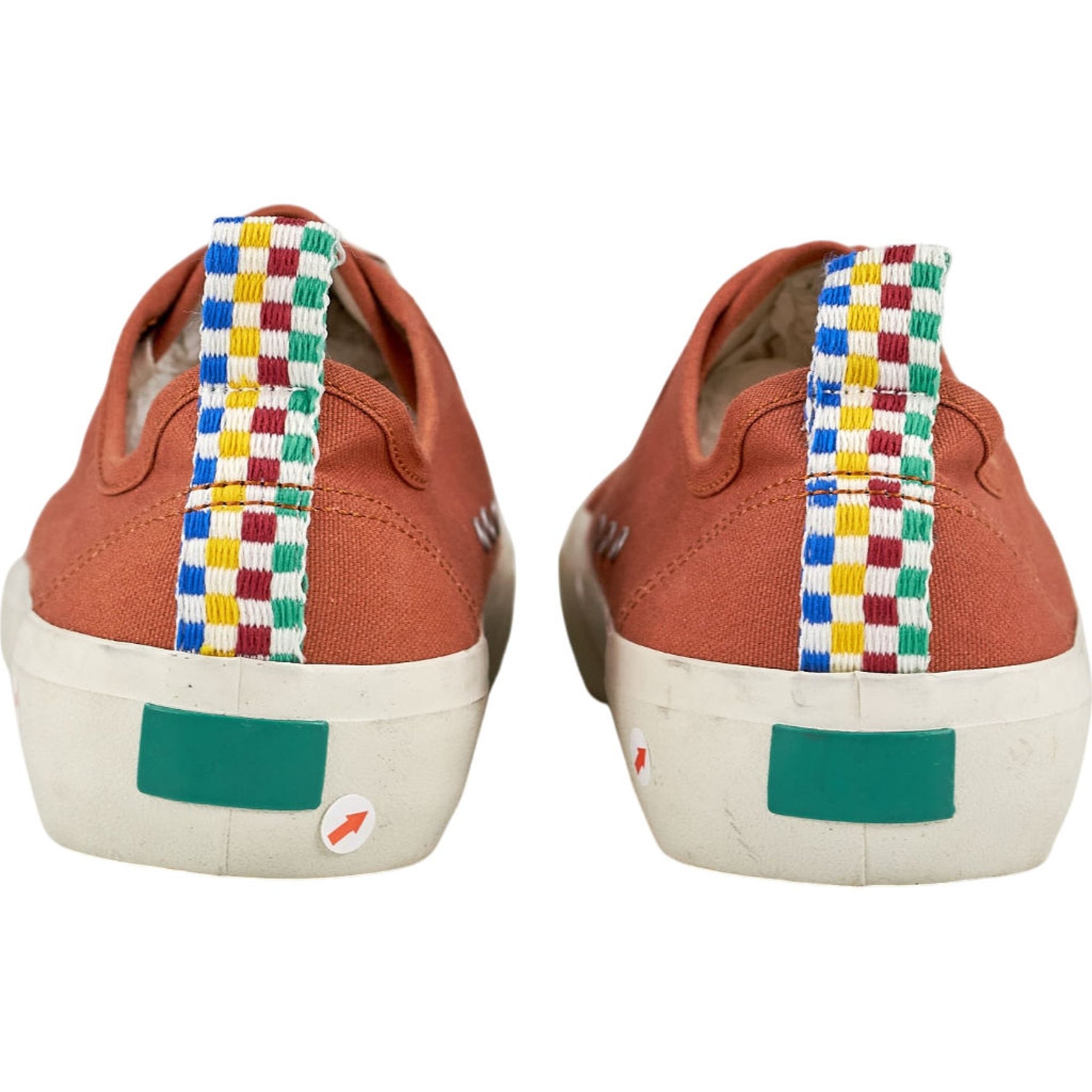 YMC Orange Canvas Trainers